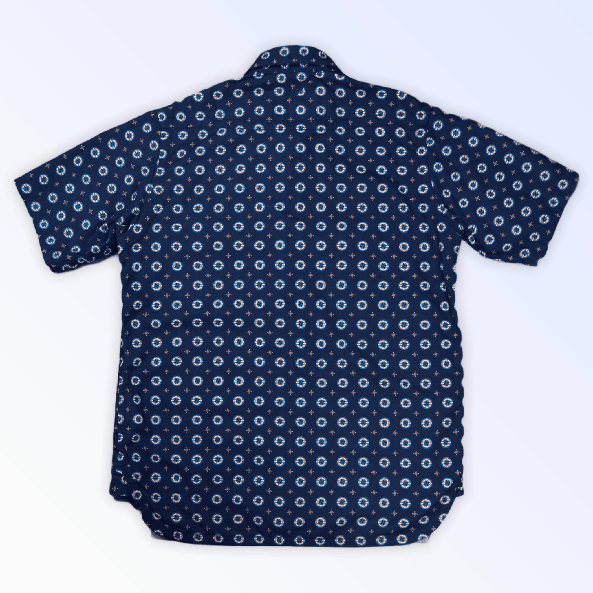 Japanese Brand SS13 White Mountaineering Navajo Button Short Sleeve Shirt Size US M / EU 48-50 / 2 - 9 Thumbnail
