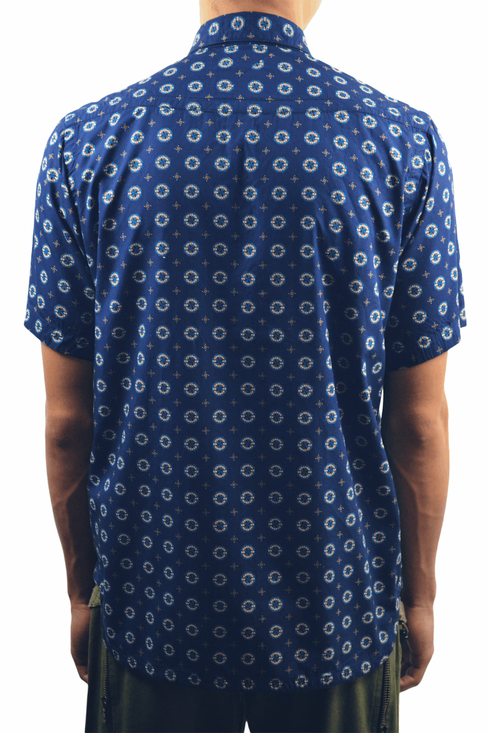 Japanese Brand SS13 White Mountaineering Navajo Button Short Sleeve Shirt Size US M / EU 48-50 / 2 - 4 Thumbnail