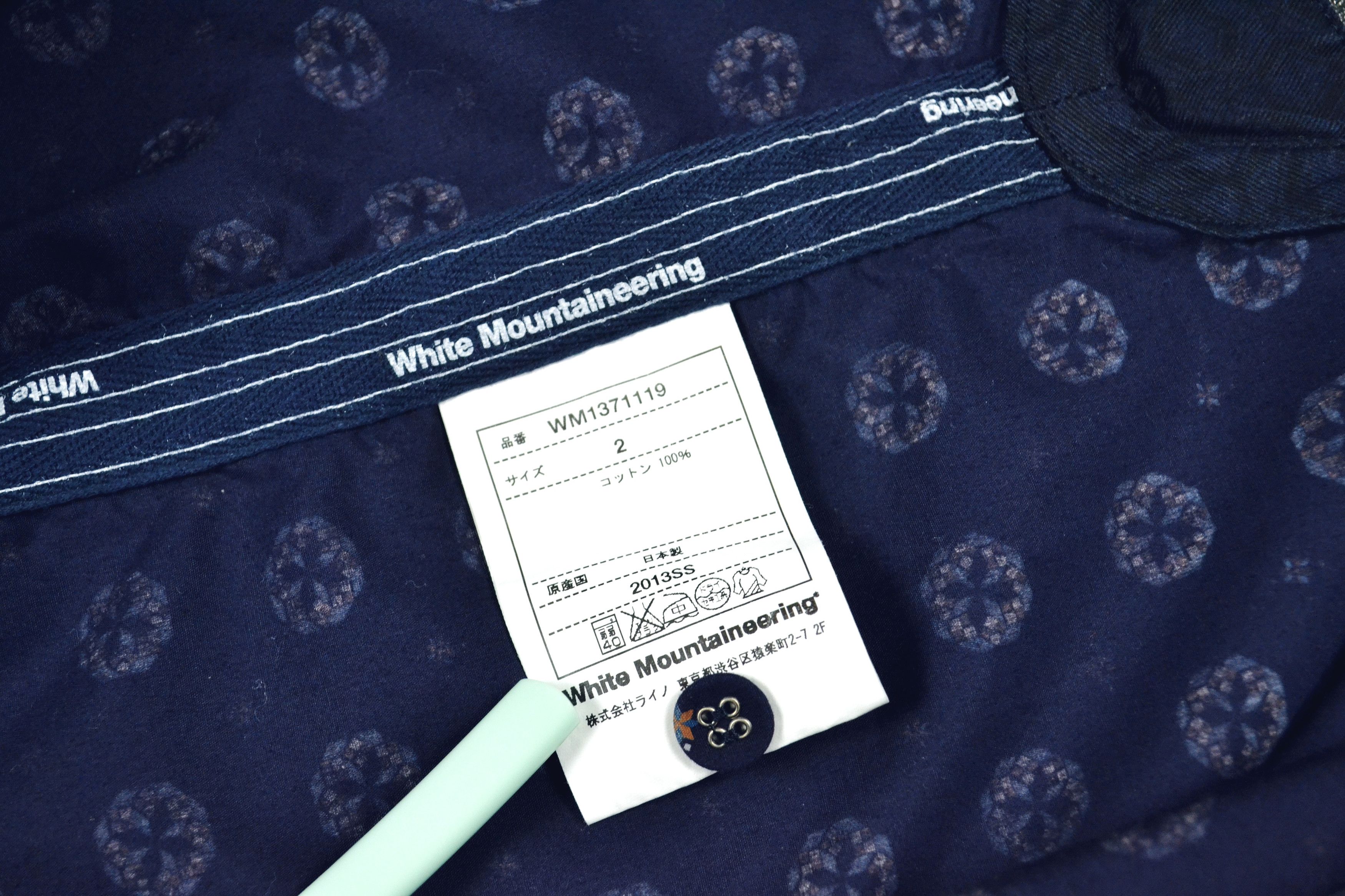 Japanese Brand SS13 White Mountaineering Navajo Button Short Sleeve Shirt Size US M / EU 48-50 / 2 - 12 Thumbnail