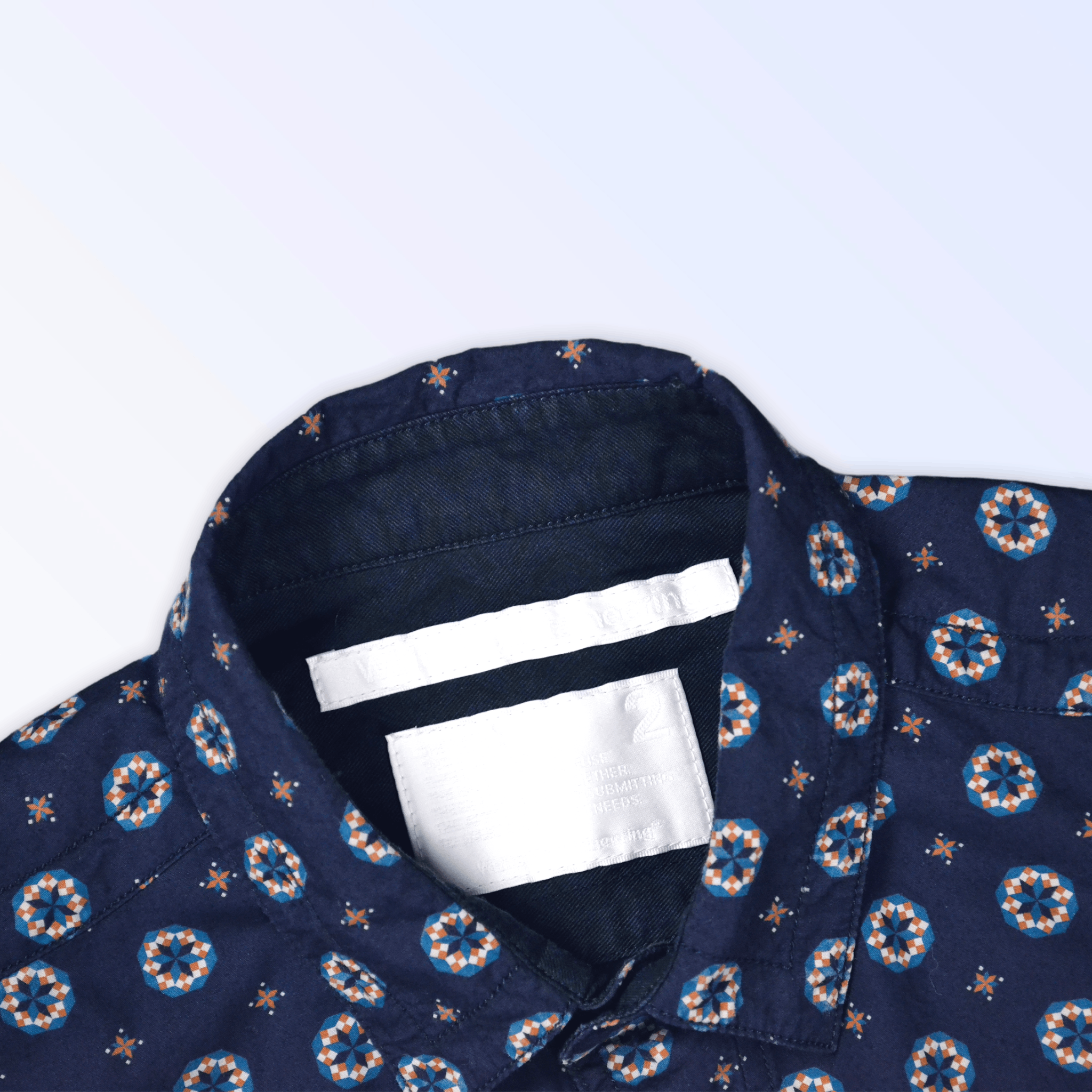Japanese Brand SS13 White Mountaineering Navajo Button Short Sleeve Shirt Size US M / EU 48-50 / 2 - 6 Thumbnail