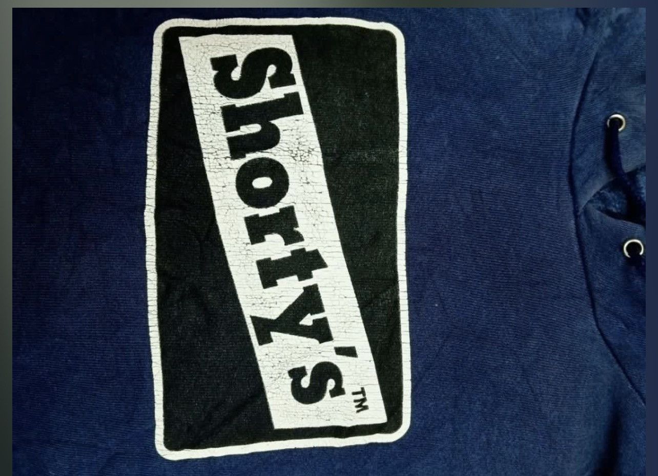Shorty's Skateboards × Vintage 90’s THRASHED SHORTY’S SKATEBOARD BOX LOGO Distressed Hoodie Size US XL / EU 56 / 4 - 3 Thumbnail