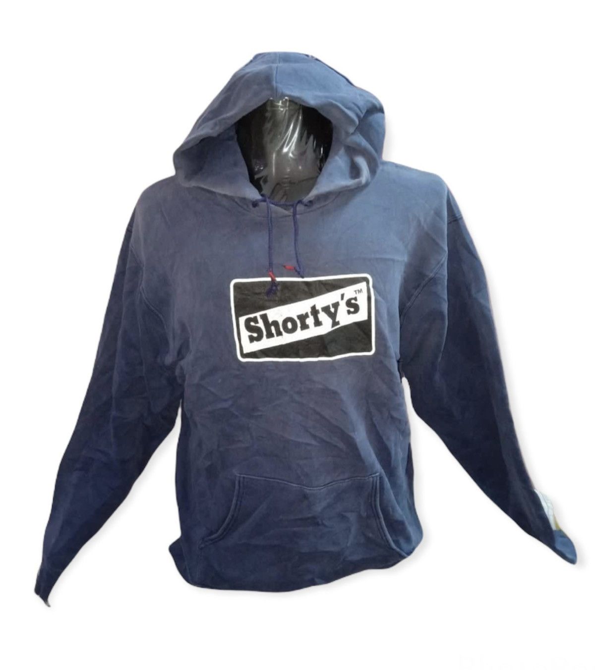 Shorty's Skateboards × Vintage 90’s THRASHED SHORTY’S SKATEBOARD BOX LOGO Distressed Hoodie Size US XL / EU 56 / 4 - 1 Thumbnail