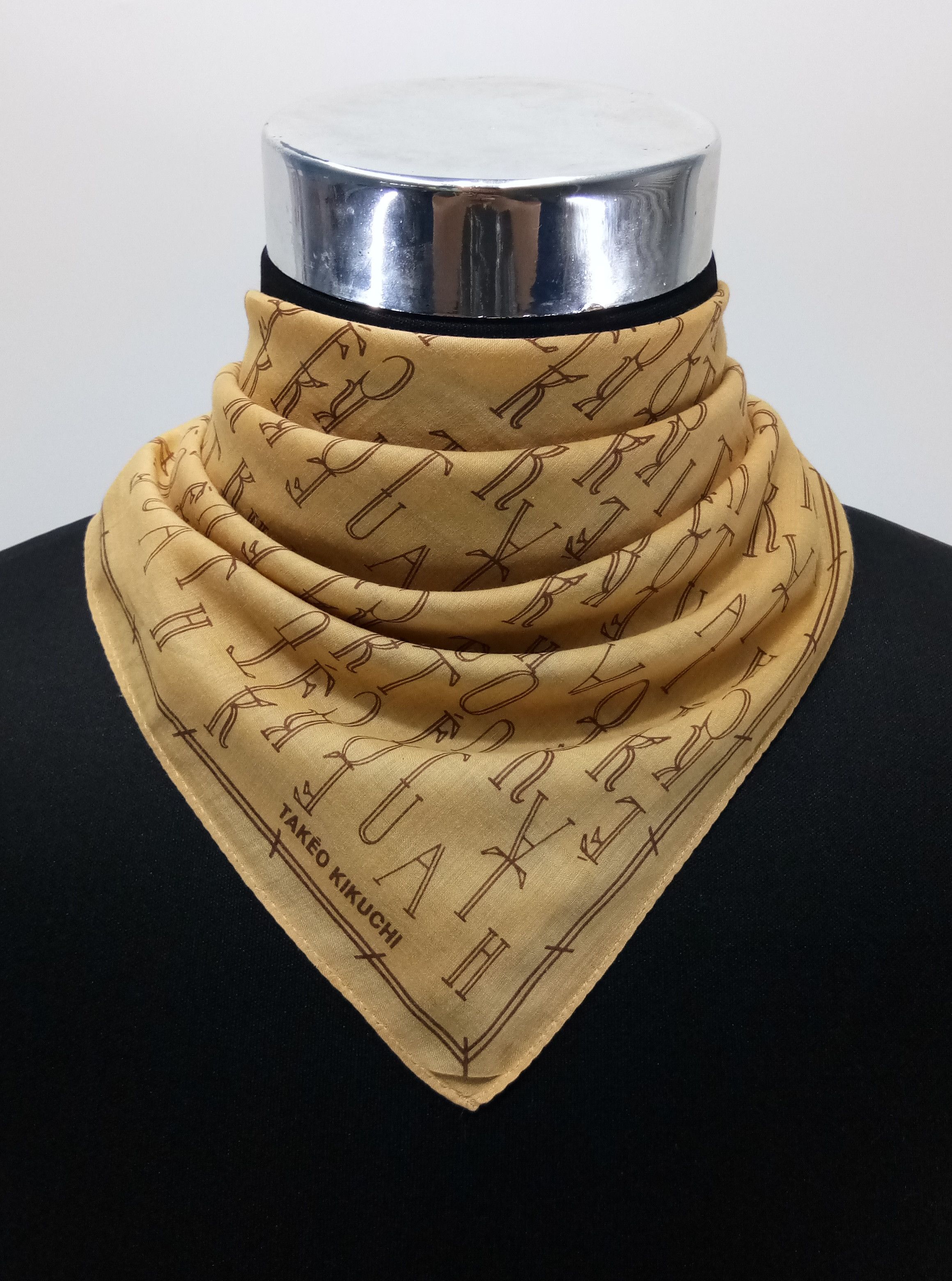 Vintage Takeo Kikuchi Handkerchief / Neckerchief - HKA503