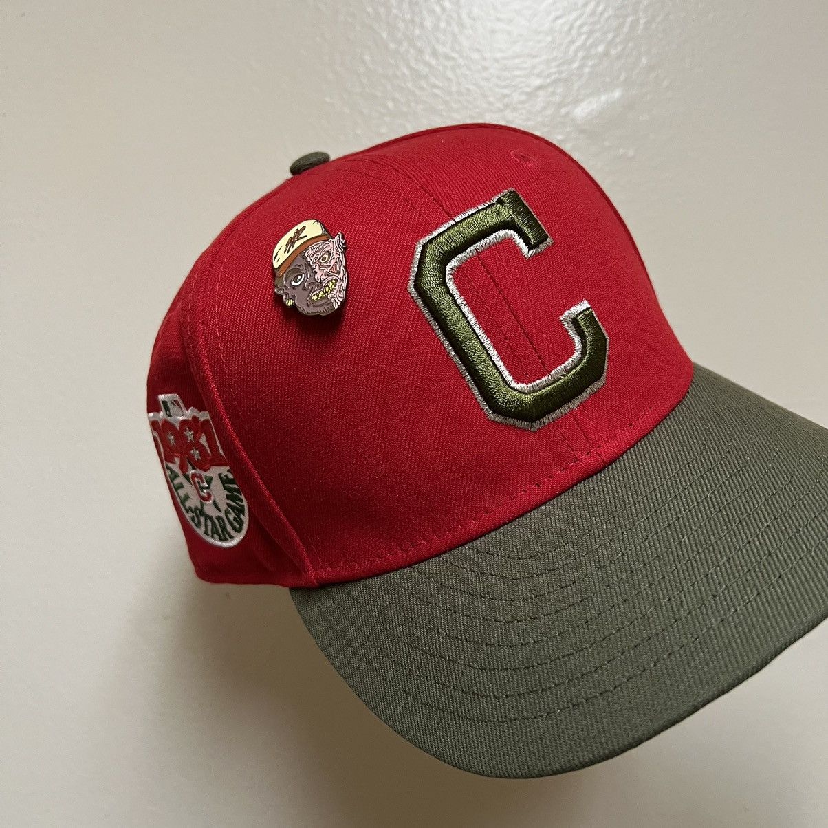 7 1/4 Hat Club Freddy Kreuger Cleveland Indians Horror Pack New Era Fitted  