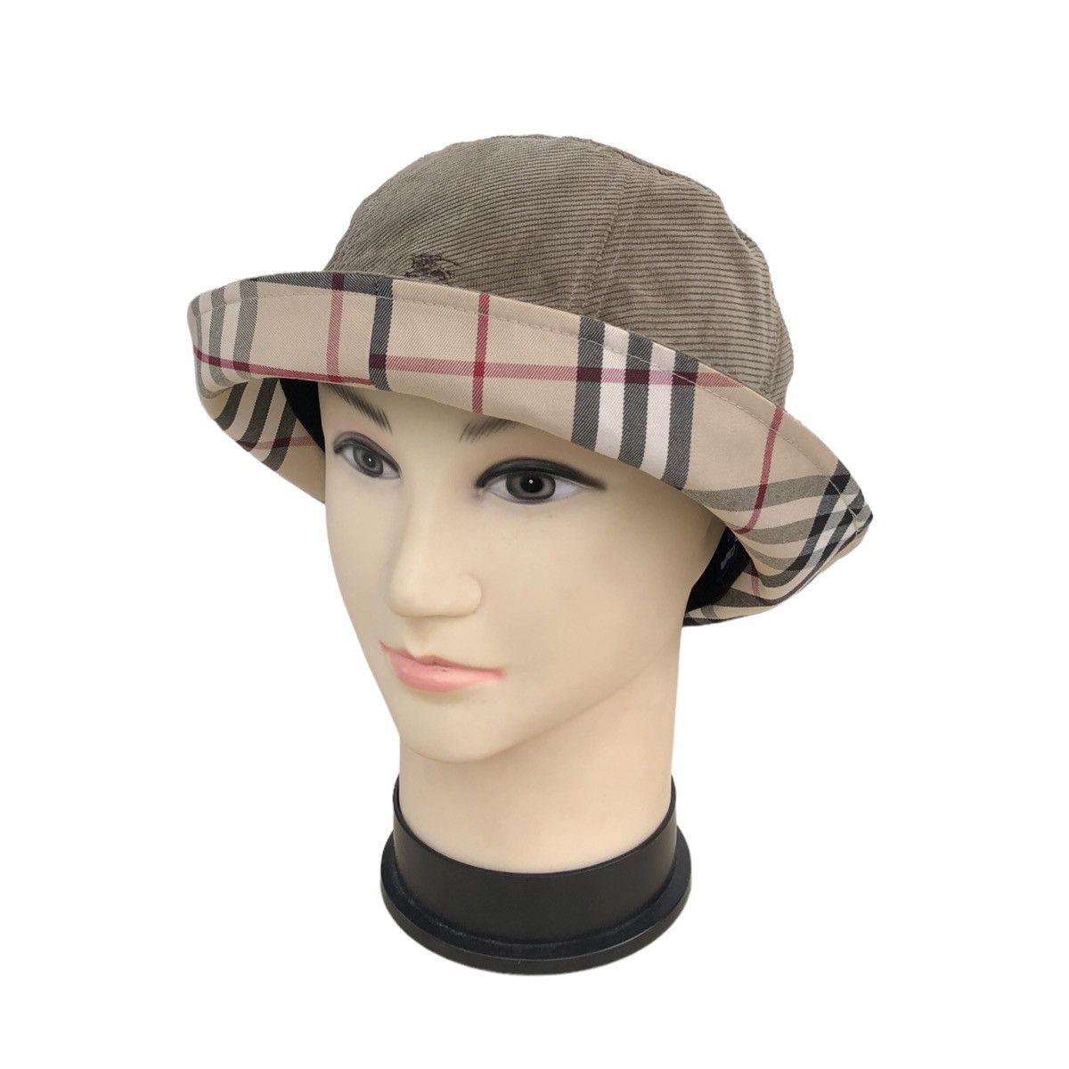 Burberry Burberry Blue Label Embroidery Logo Conduray Hat Size ONE SIZE - 4 Thumbnail