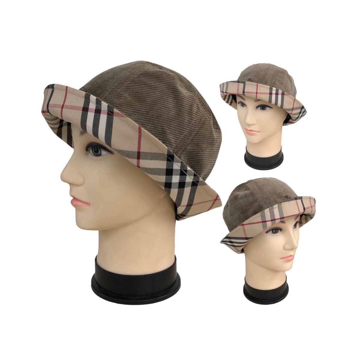 Burberry Burberry Blue Label Embroidery Logo Conduray Hat Size ONE SIZE - 1 Thumbnail