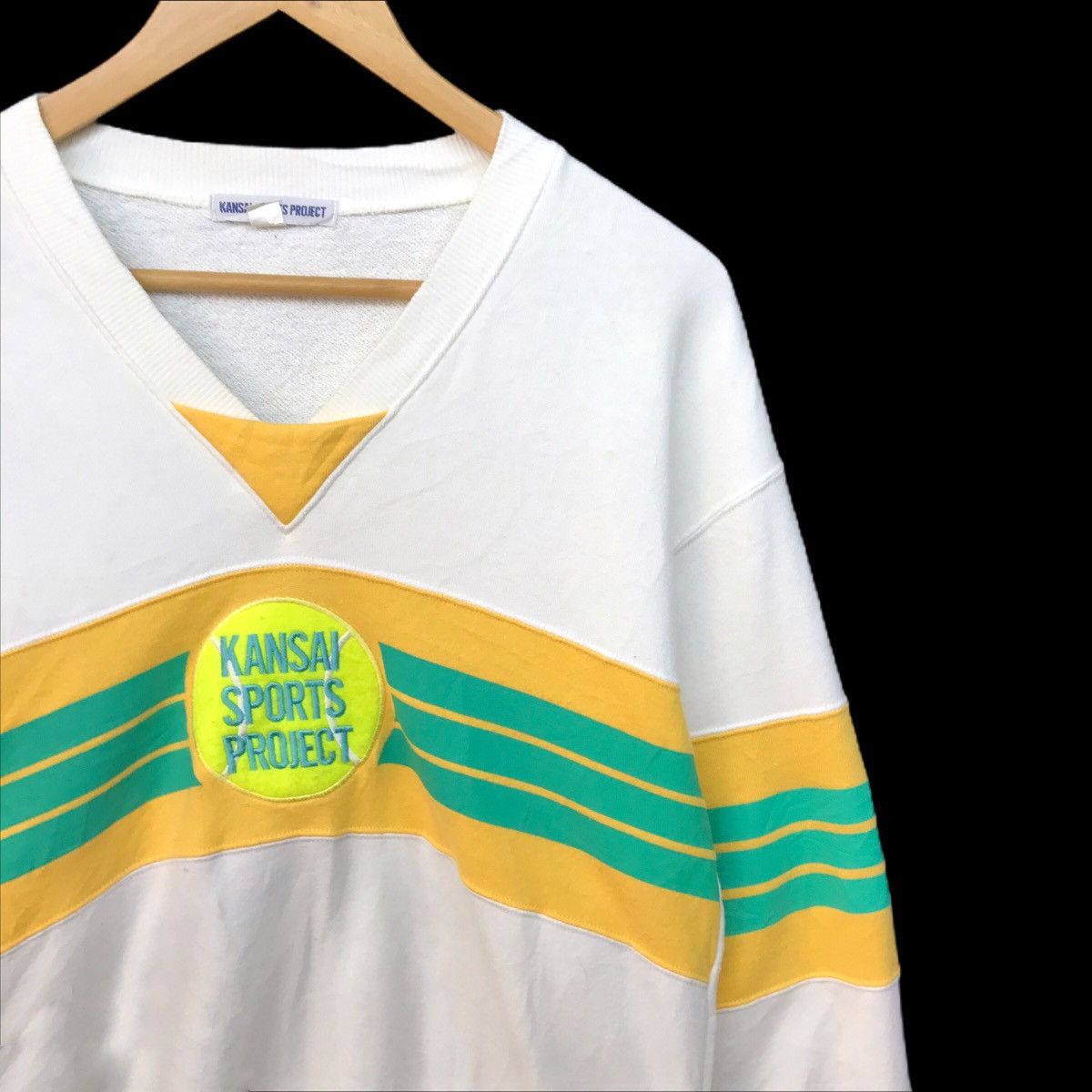 Japanese Brand × Kansai Yamamoto Kansai Sports Project Tennis Ball Logo Sweatshirt Size US L / EU 52-54 / 3 - 2 Thumbnail