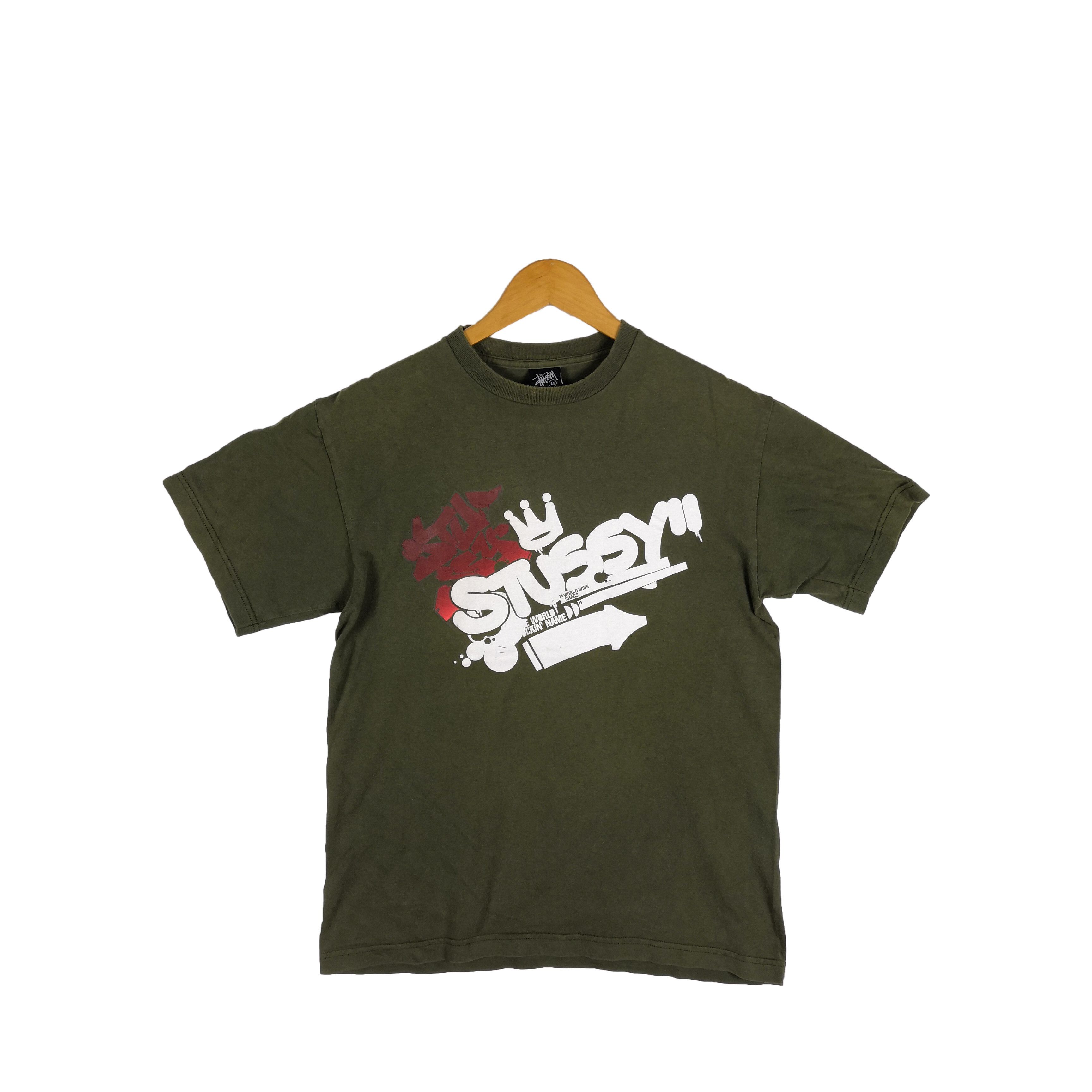 Stussy Vintage Y2K Stussy T Shirt World Wide Chaos Stussy 56789 Size M / US 6-8 / IT 42-44 - 1 Thumbnail