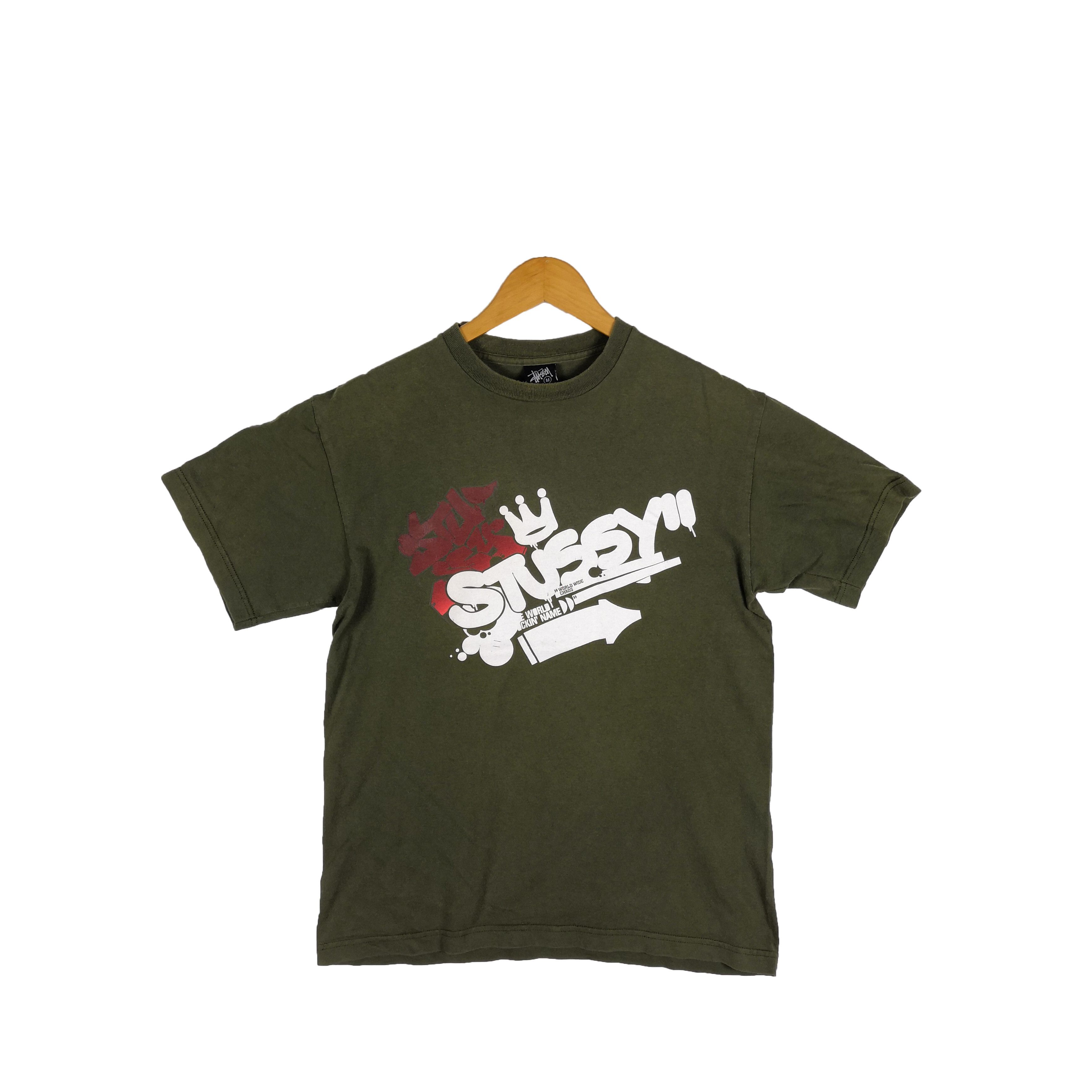 Vintage Vintage Y2K Stussy T Shirt World Wide Chaos Stussy Tees | Grailed