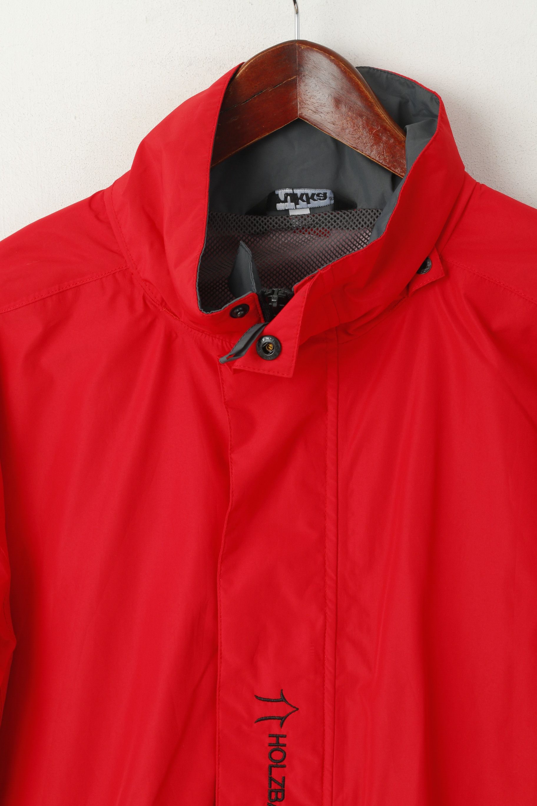 Vintage Rukka Men M Jacket Red Lightweight Full Zipper Holzbau 4663 Size US M / EU 48-50 / 2 - 3 Thumbnail