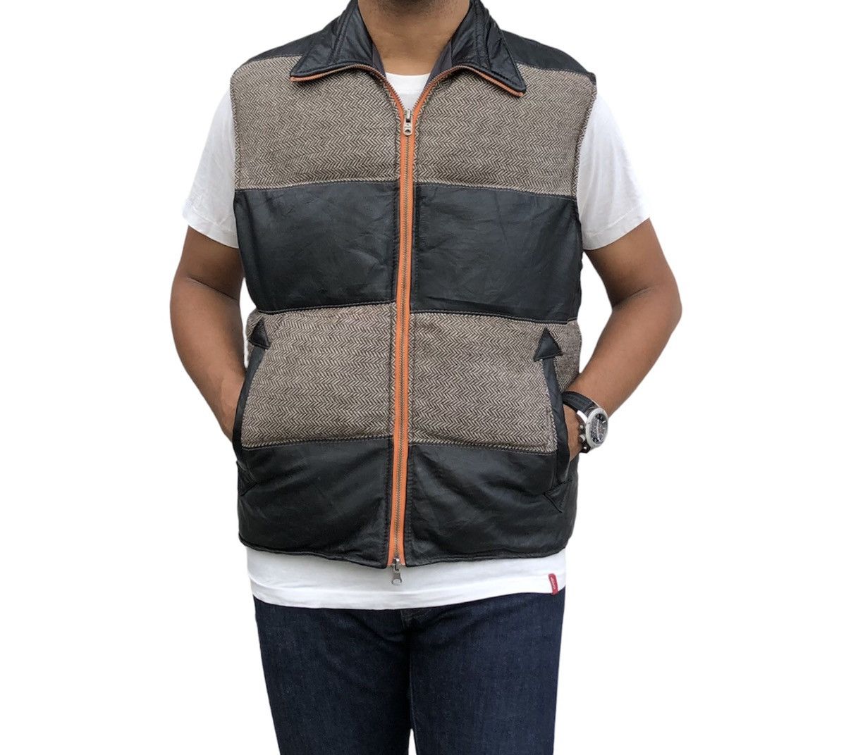 Vintage Vintage T. A. Mulligan Hand Tailored Vest Jacket Size US M / EU 48-50 / 2 - 2 Thumbnail