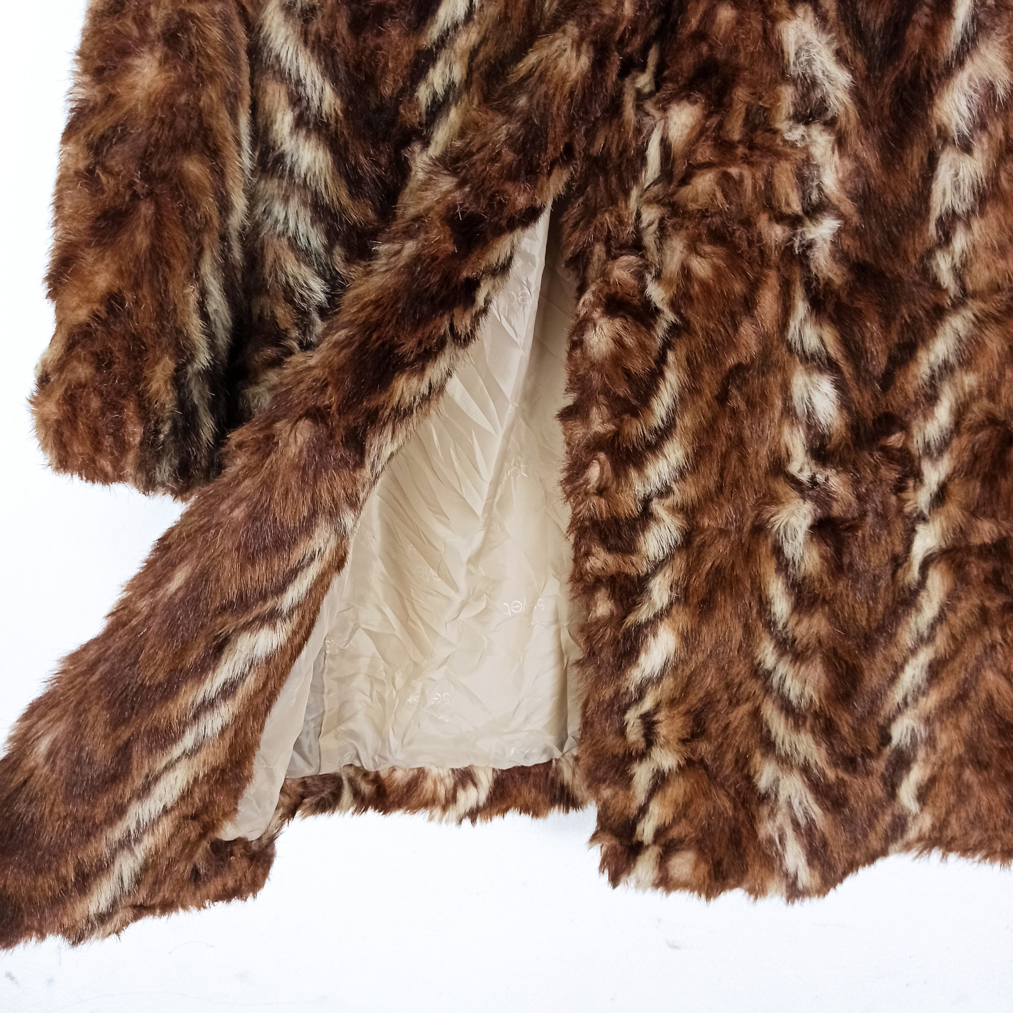 Japanese Brand 🔥RARE🔥 VINTAGE ELISA FUR JACKET NICE DESIGN TIGER JAPANESE Size US M / EU 48-50 / 2 - 4 Thumbnail