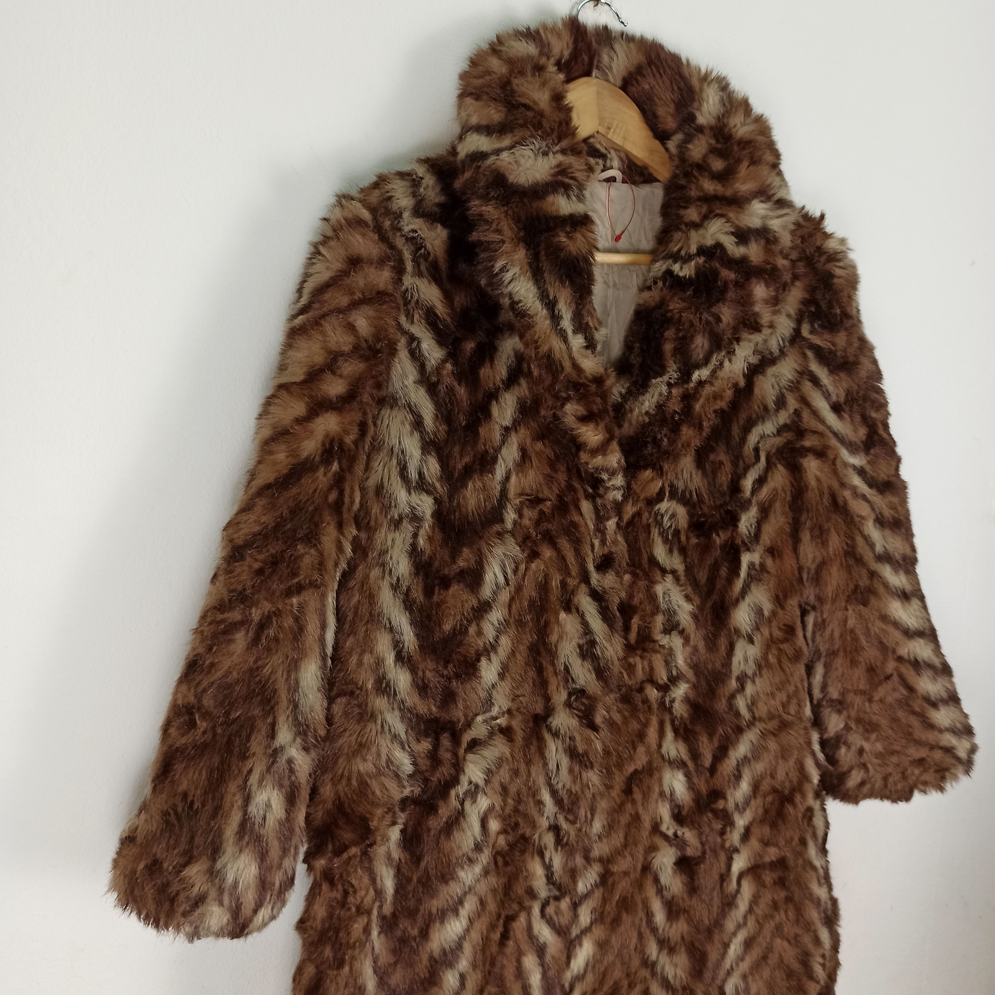 Japanese Brand 🔥RARE🔥 VINTAGE ELISA FUR JACKET NICE DESIGN TIGER JAPANESE Size US M / EU 48-50 / 2 - 2 Thumbnail