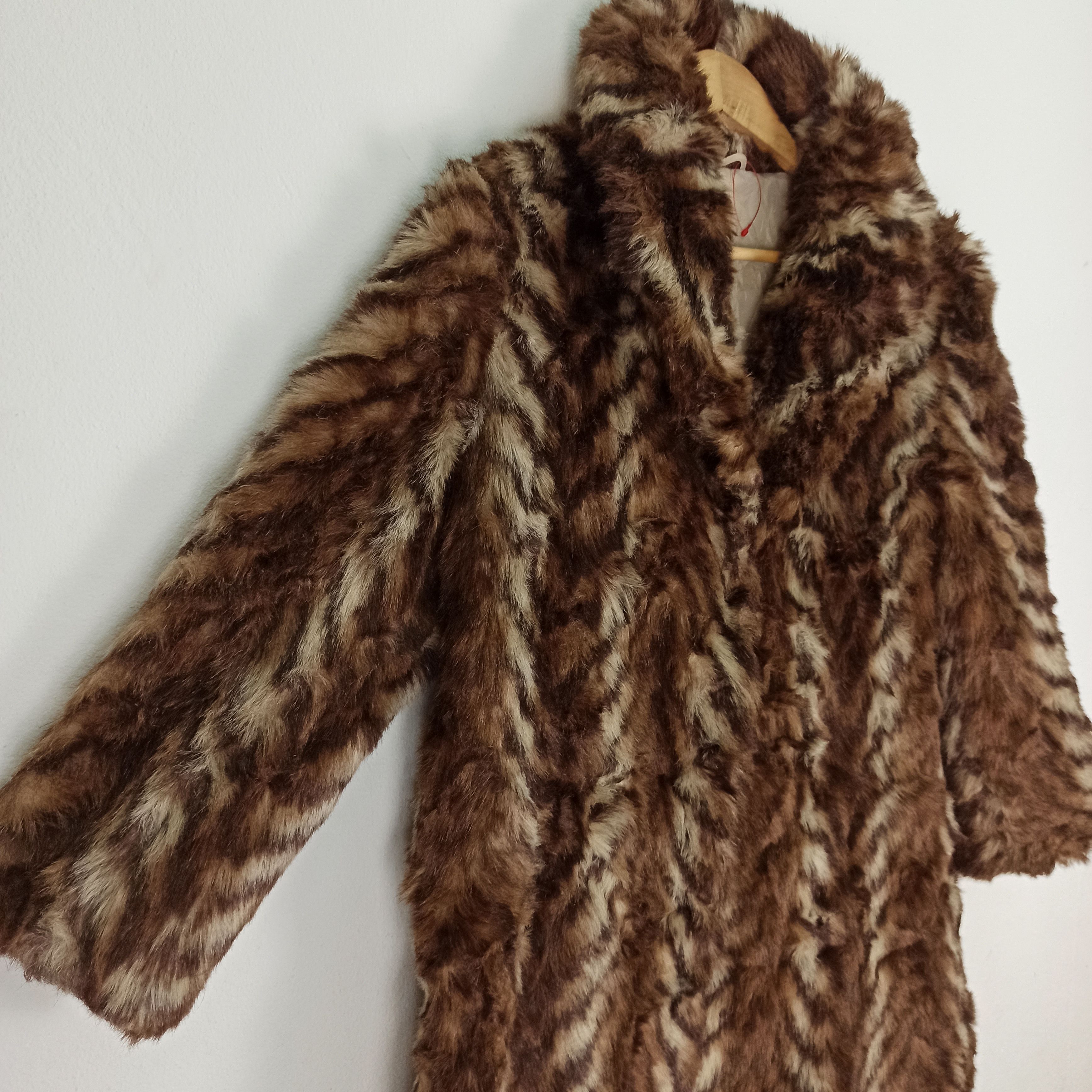 Japanese Brand 🔥RARE🔥 VINTAGE ELISA FUR JACKET NICE DESIGN TIGER JAPANESE Size US M / EU 48-50 / 2 - 3 Thumbnail