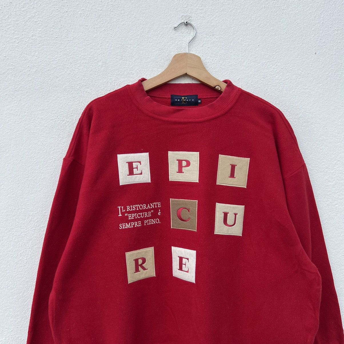 Japanese Brand VINTAGE EPIEURE EMBROIDERY BIG LOGO SWEATSHIRT Size US M / EU 48-50 / 2 - 3 Thumbnail