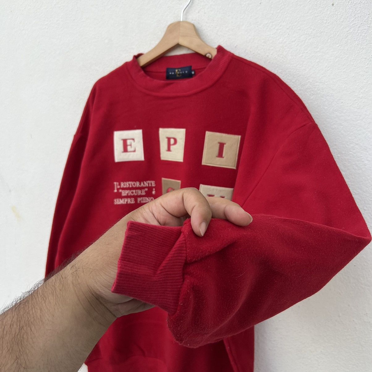 Japanese Brand VINTAGE EPIEURE EMBROIDERY BIG LOGO SWEATSHIRT Size US M / EU 48-50 / 2 - 5 Thumbnail