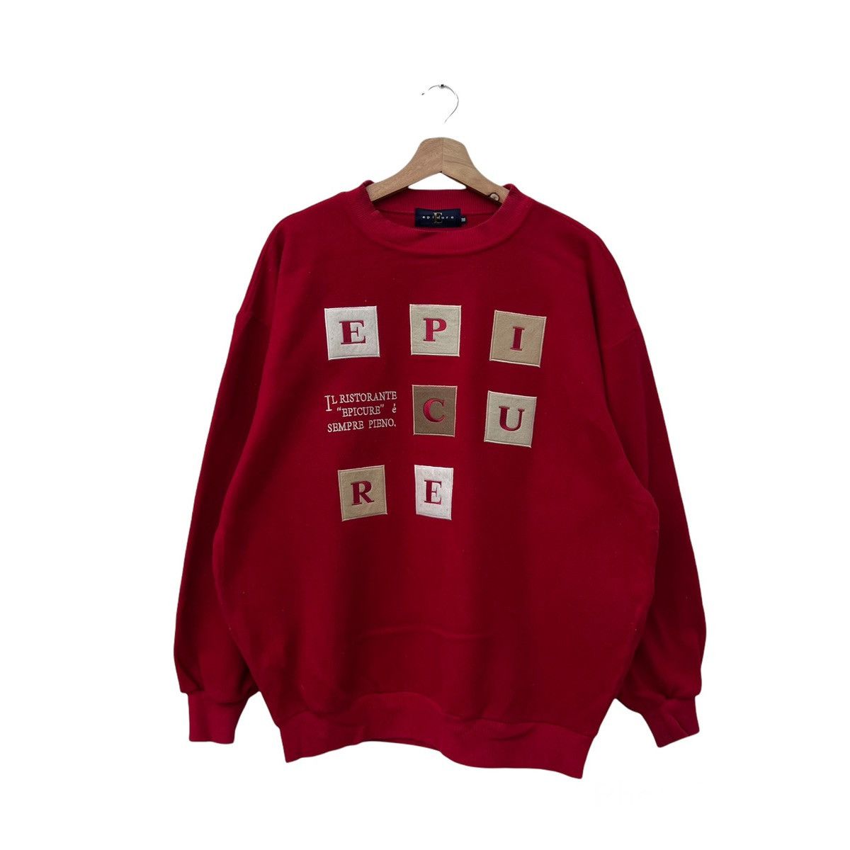Japanese Brand VINTAGE EPIEURE EMBROIDERY BIG LOGO SWEATSHIRT Size US M / EU 48-50 / 2 - 1 Thumbnail