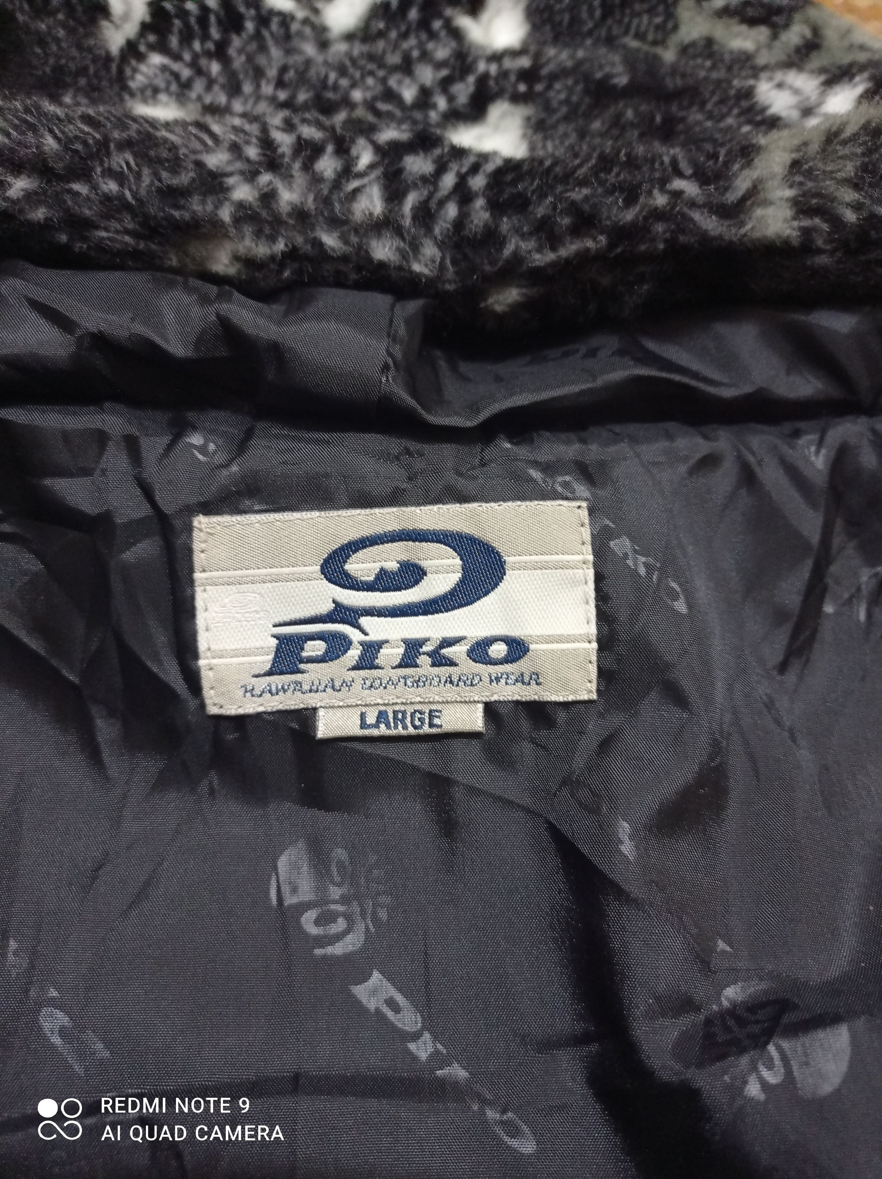 Japanese Brand Vintage Hawaii Piko fleece hooded size L Size US L / EU 52-54 / 3 - 8 Thumbnail