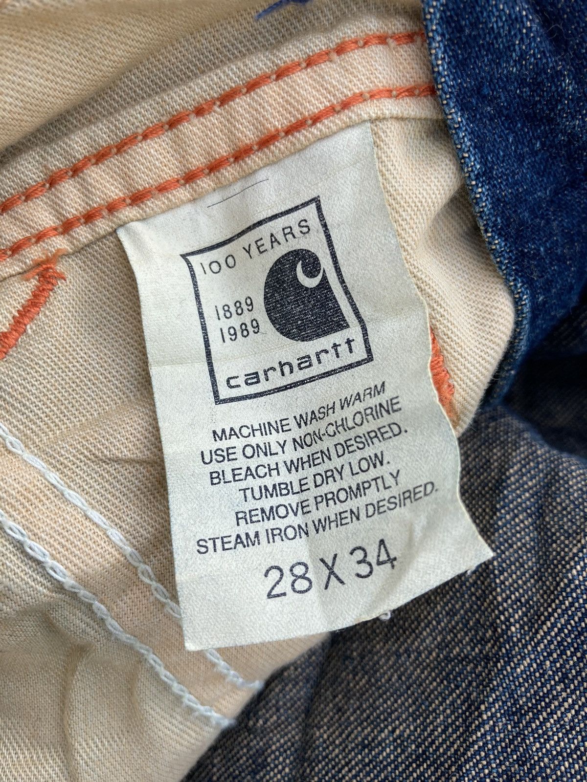 Carhartt × Carhartt Wip Carhatt Overall 100 Years Anniversary Size US 28 / EU 44 - 8 Thumbnail
