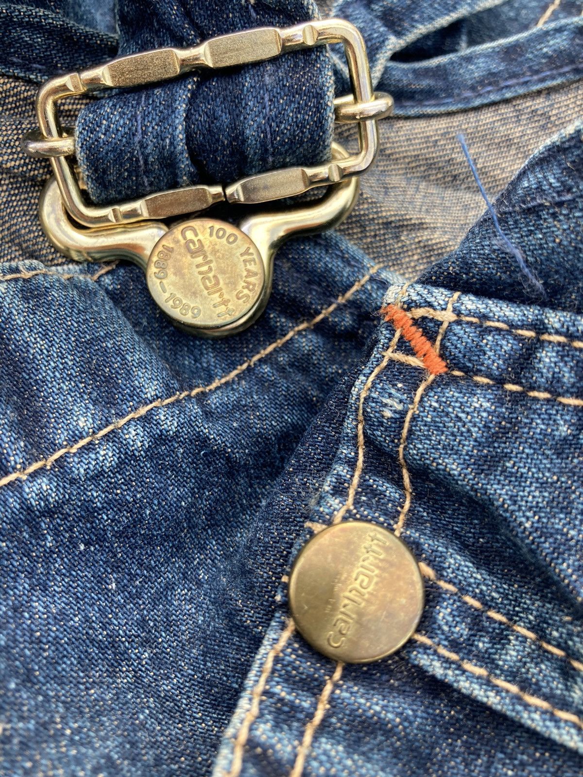 Carhartt × Carhartt Wip Carhatt Overall 100 Years Anniversary Size US 28 / EU 44 - 7 Thumbnail