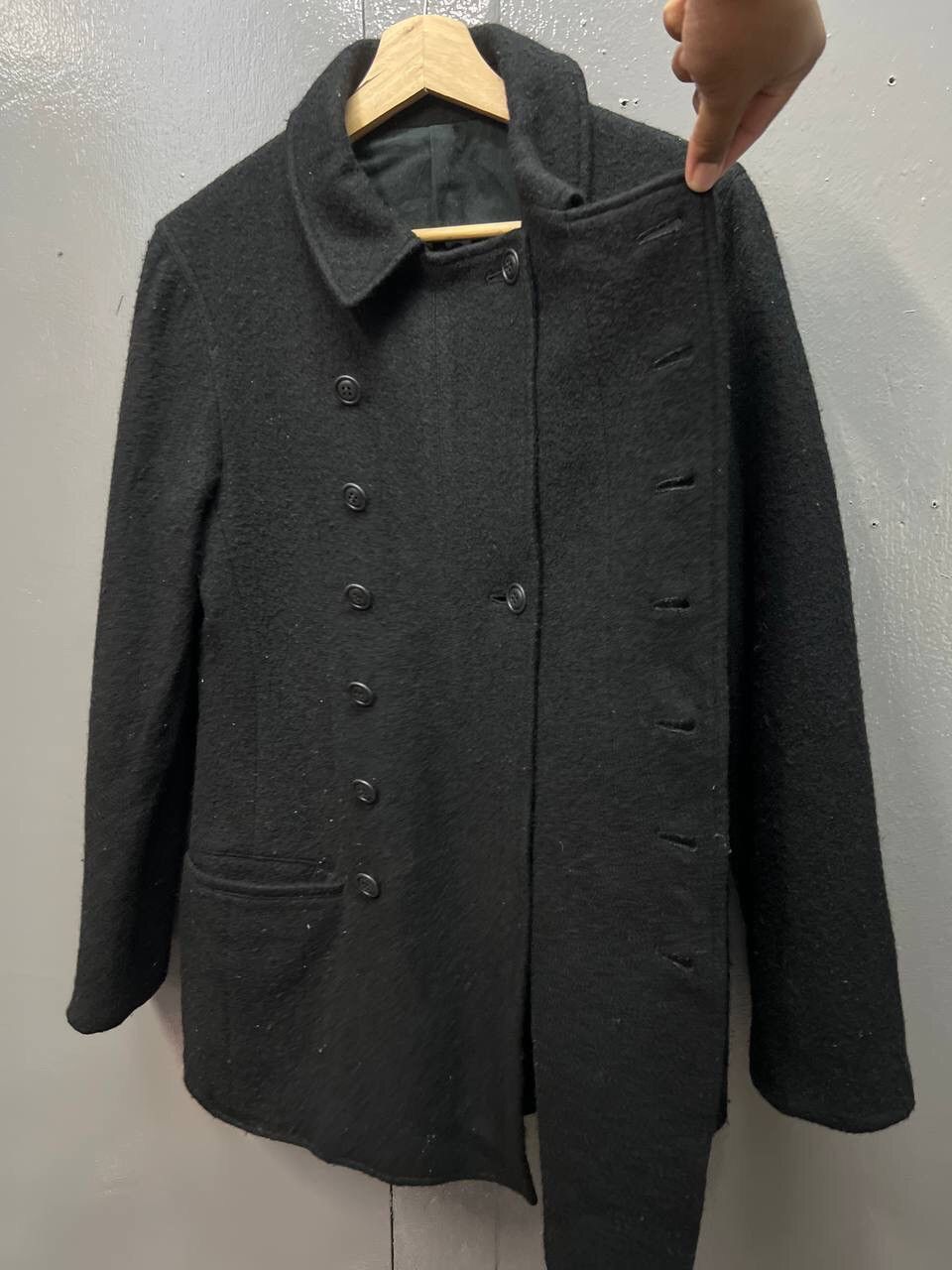 Yohji Yamamoto Y’s 🔥YOHJI YAMAMOTO DOUBLEBREAST WOOL JACKET Size S / US 4 / IT 40 - 9 Thumbnail