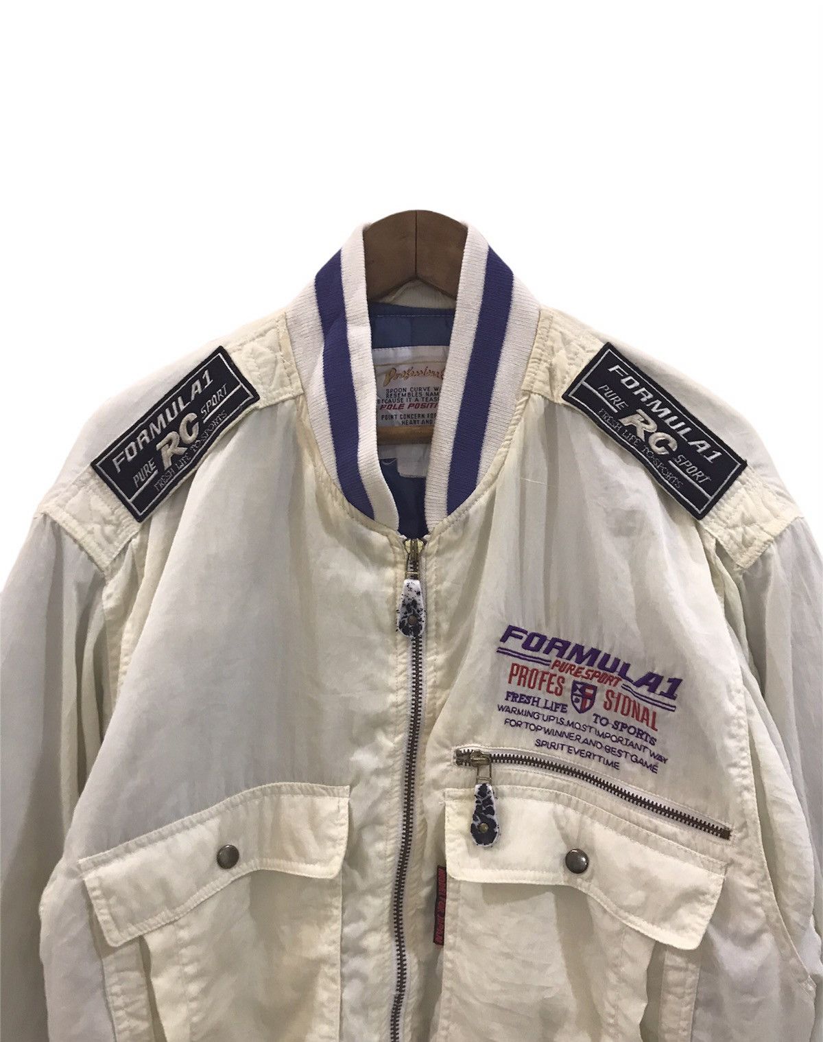 Japanese Brand FORMULA 1 PURE SPORT PROFESSIONAL BOMBER JACKET Size US L / EU 52-54 / 3 - 5 Thumbnail