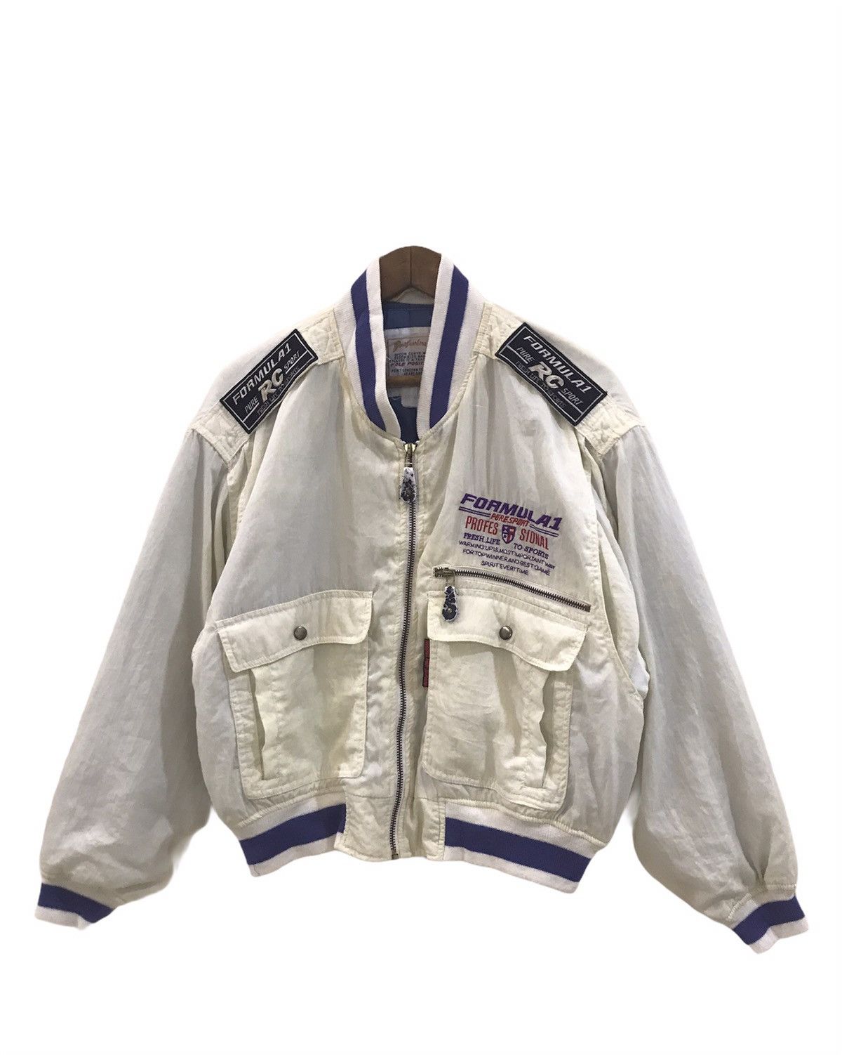 Japanese Brand FORMULA 1 PURE SPORT PROFESSIONAL BOMBER JACKET Size US L / EU 52-54 / 3 - 1 Thumbnail