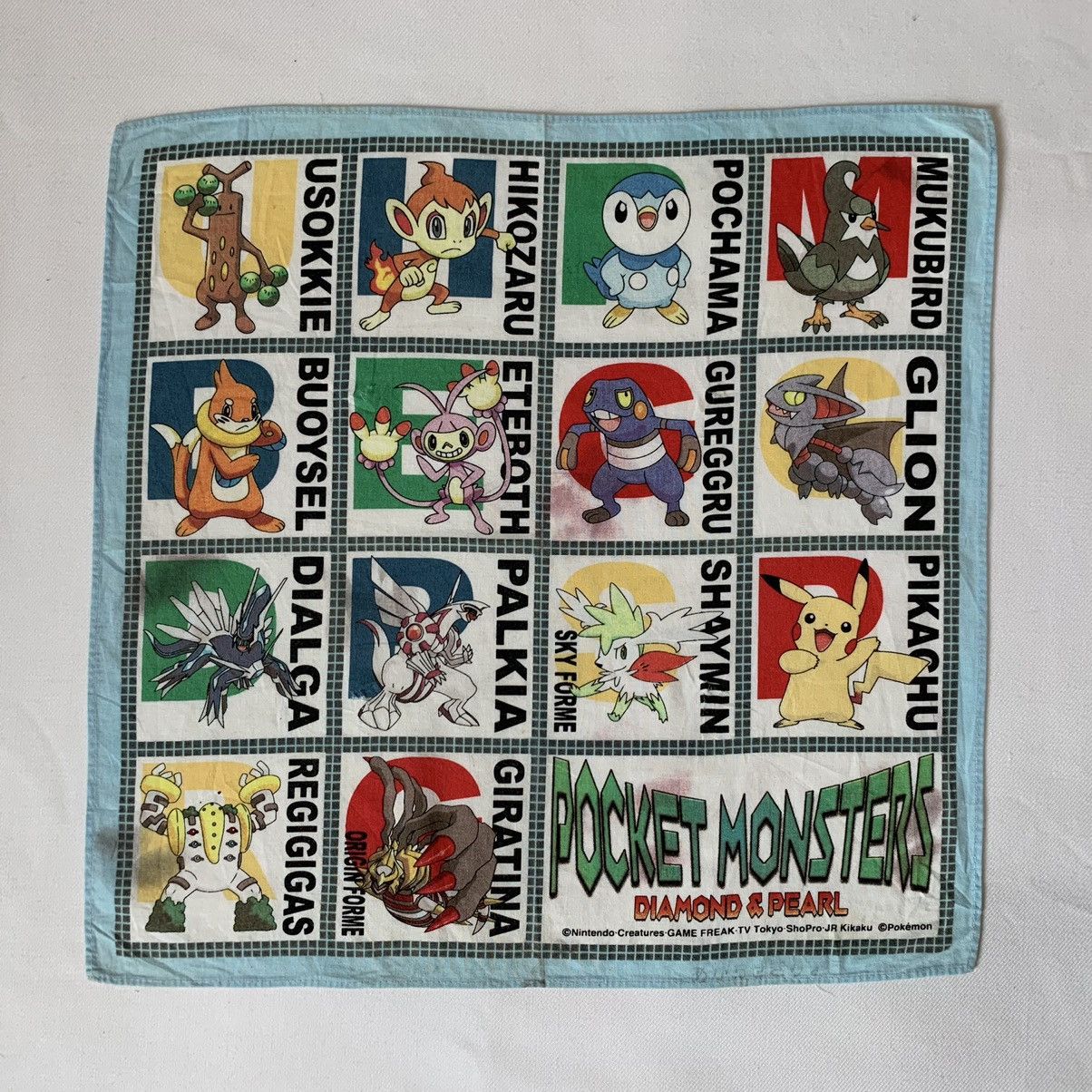 Japanese Brand pokemon pocket monster bandana handkerchief pocket square Size ONE SIZE - 1 Thumbnail