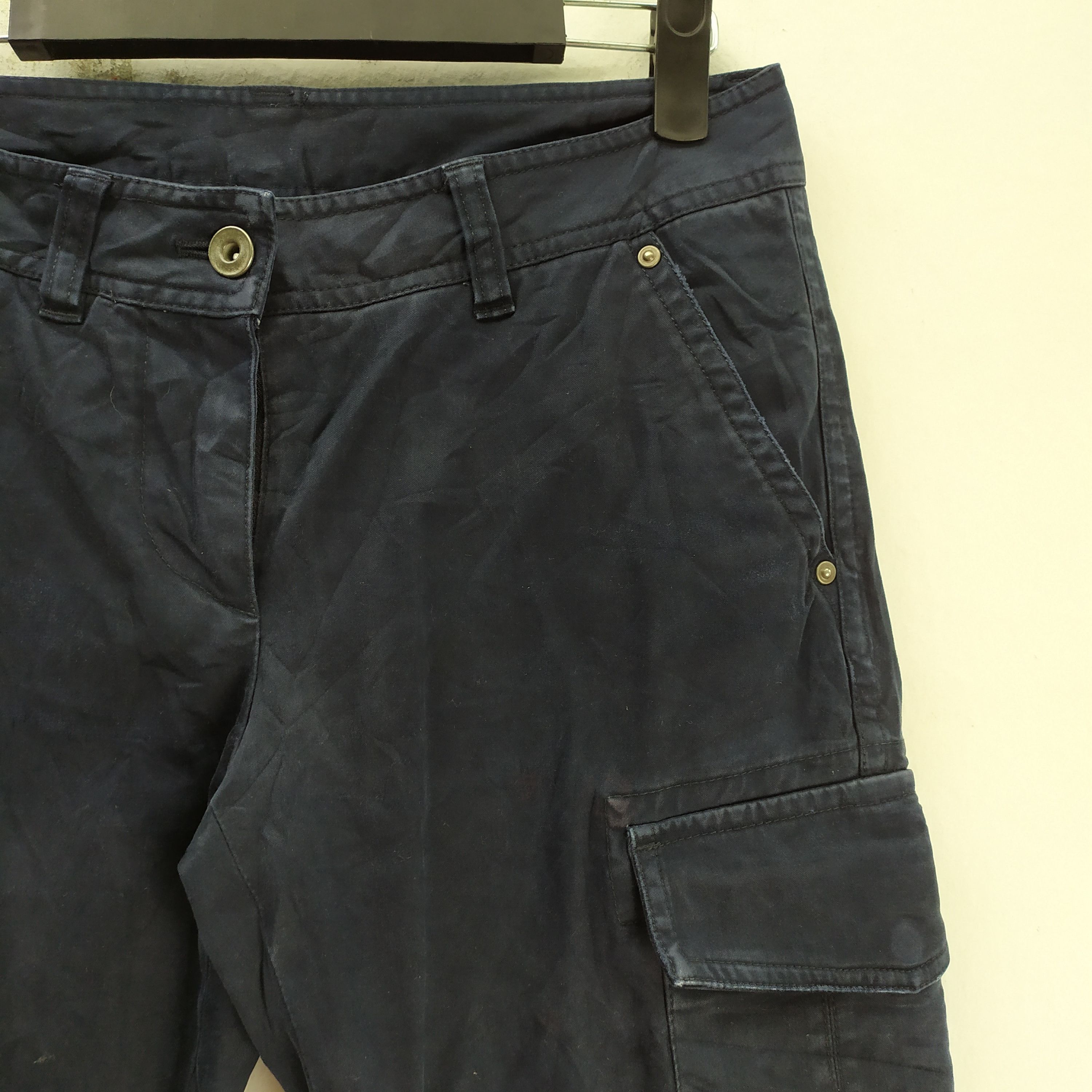 Japanese Brand VINTAGE PLST STREETWEAR SKINNY CARGO PANTS/TACTICAL PANTS Size US 27 - 2 Thumbnail