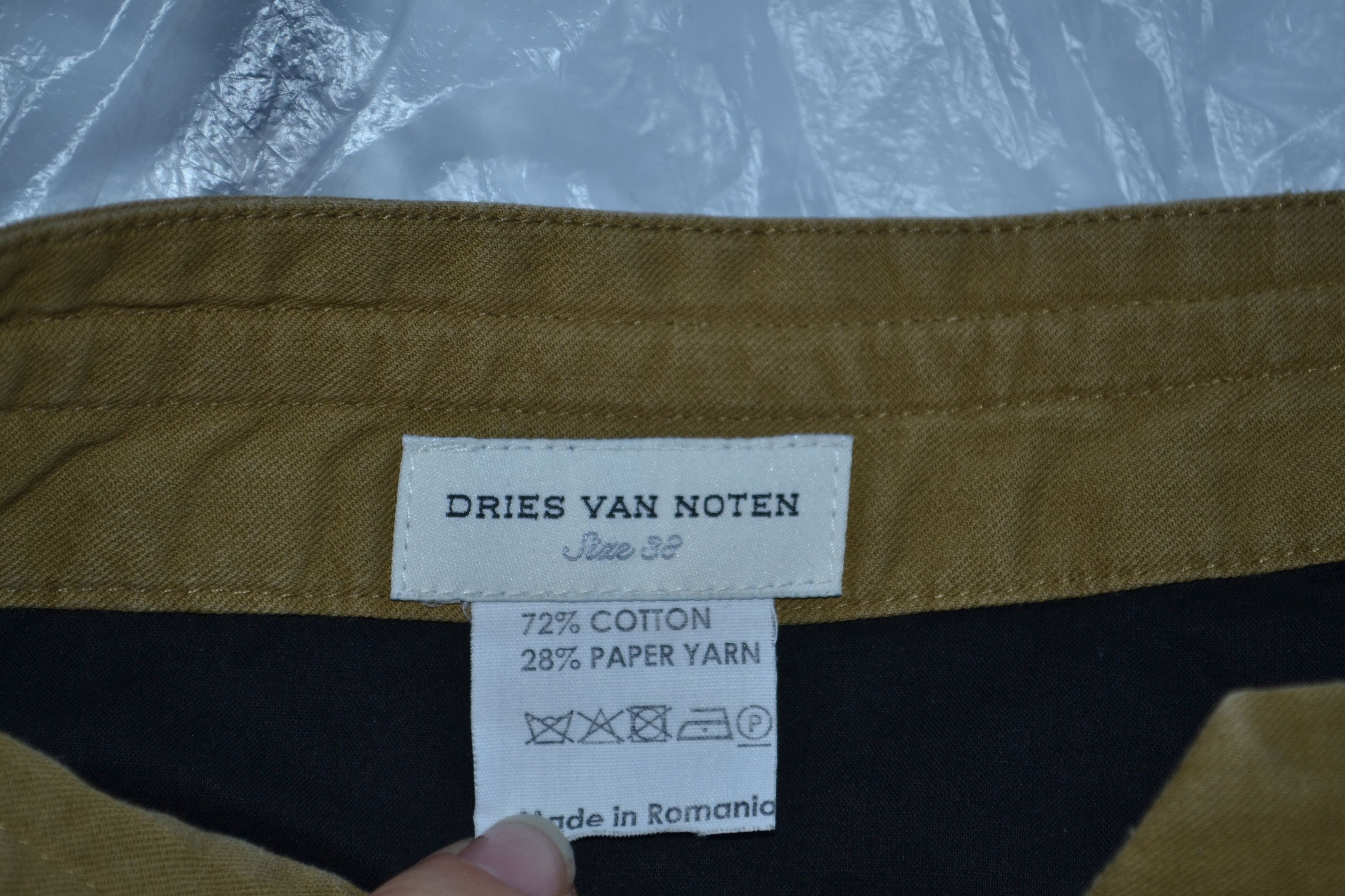 Dries Van Noten Dries Van Noten Pants Trousers Cotton Pockets Army Size US 32 / EU 48 - 4 Thumbnail