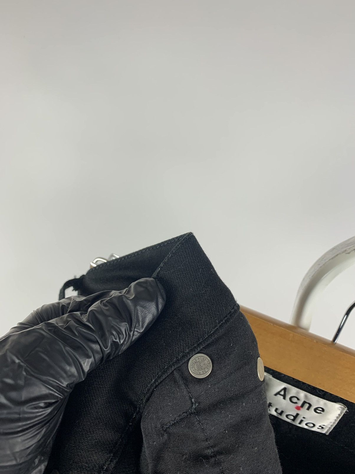 Acne Studios Acne Studios Ace Stay Cash Black Denim Jeans Size US 29 - 14 Thumbnail