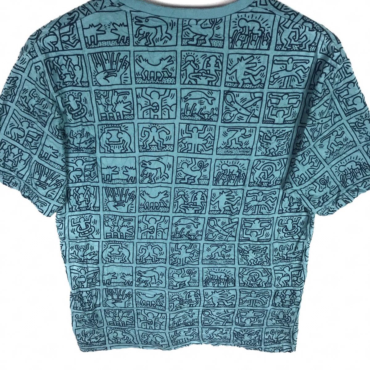 Keith Haring × Uniqlo Keith Haring All Over Print Pop Art Tee Tshirt Size US M / EU 48-50 / 2 - 4 Thumbnail