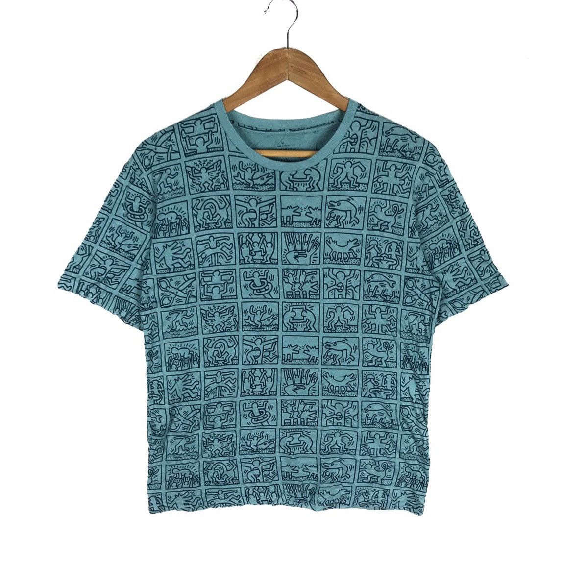 Keith Haring × Uniqlo Keith Haring All Over Print Pop Art Tee Tshirt Size US M / EU 48-50 / 2 - 1 Thumbnail