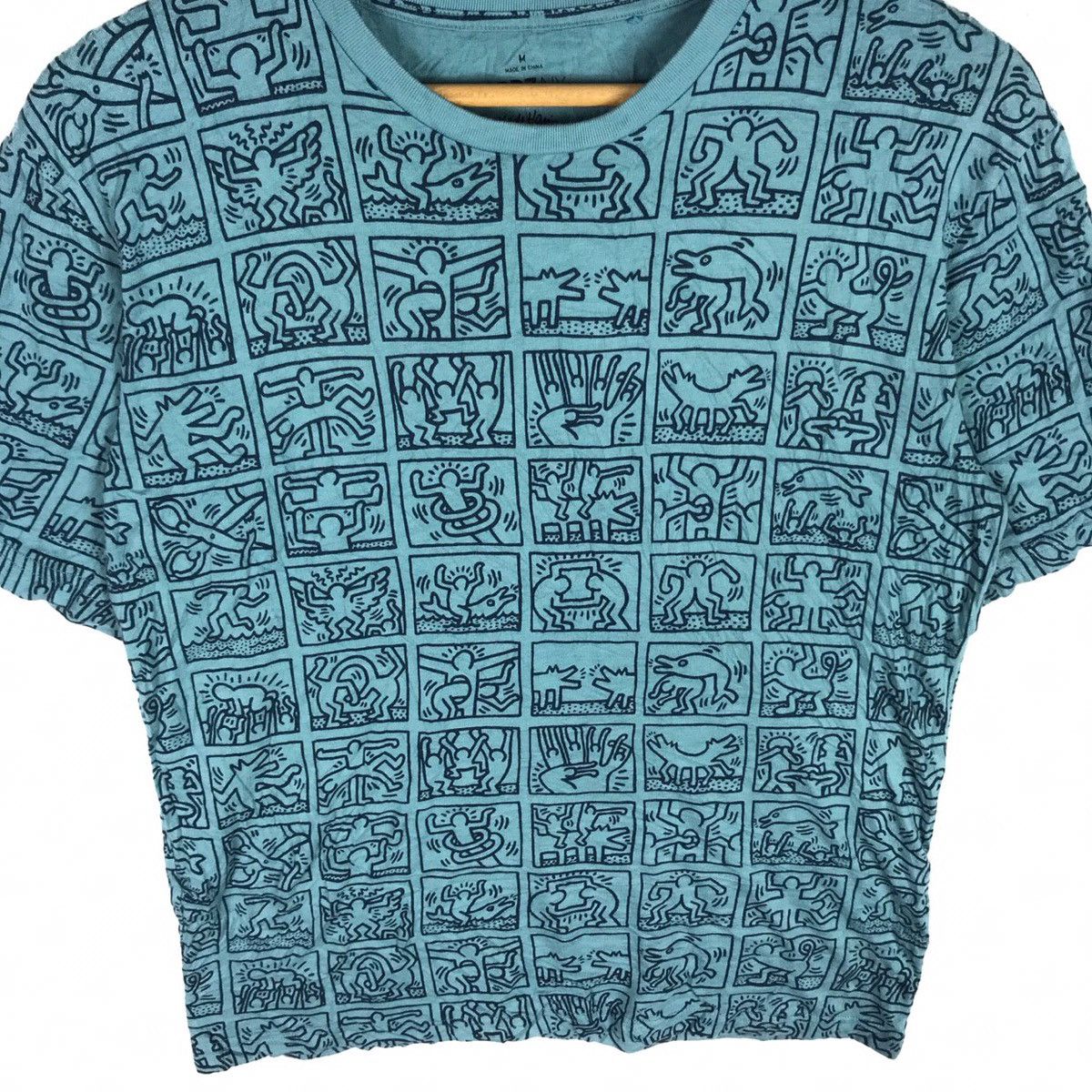 Keith Haring × Uniqlo Keith Haring All Over Print Pop Art Tee Tshirt Size US M / EU 48-50 / 2 - 2 Thumbnail