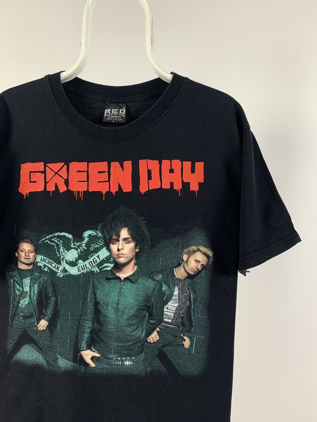 Band Tees Vintage Green Day American Eulogy T-shirt Size US L / EU 52-54 / 3 - 5 Thumbnail