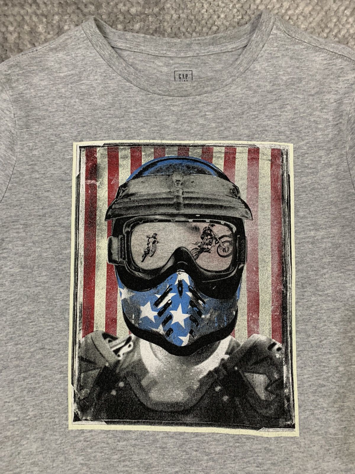 Gap GAP KID Fox Motorcross Tournament Helmet Graphic Racing Tee Size US S / EU 44-46 / 1 - 3 Thumbnail