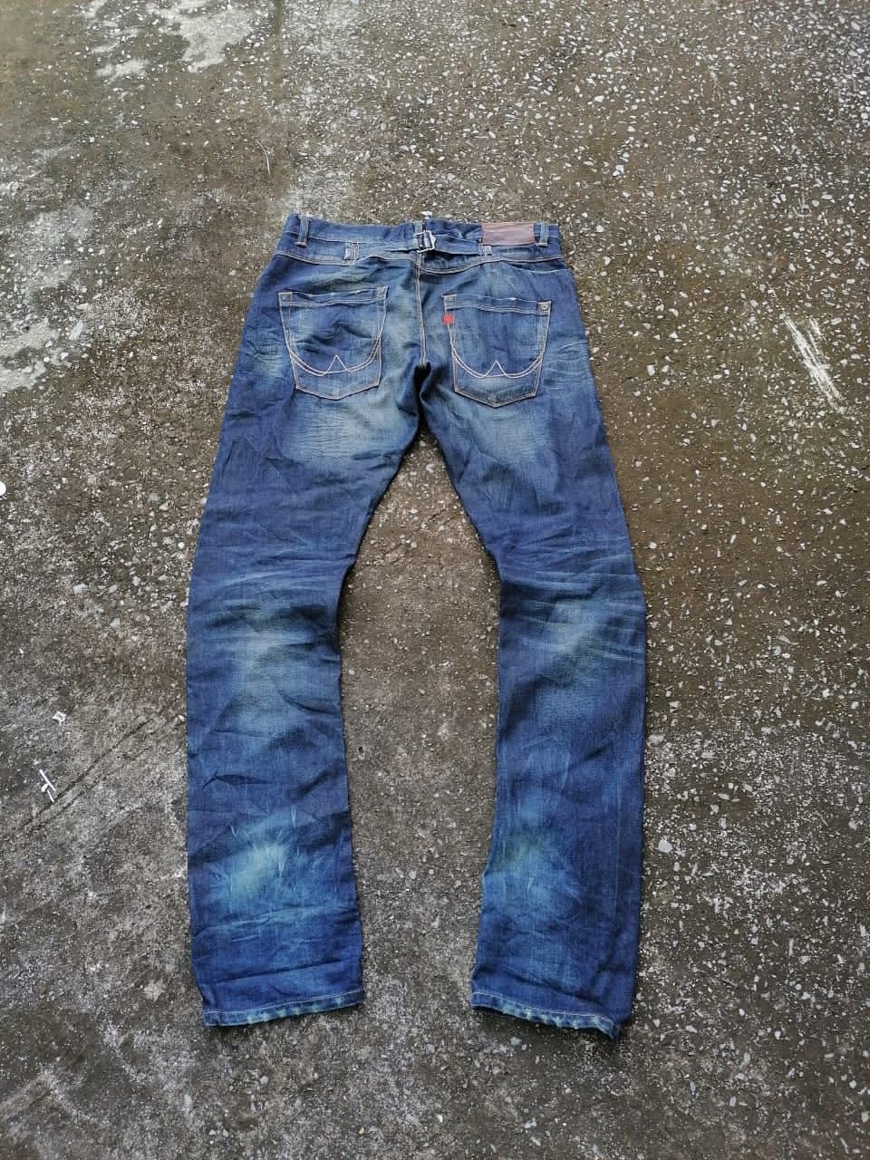 Superdry × Vintage Superdry Fly Button Denim Jeans Size US 36 / EU 52 - 2 Thumbnail