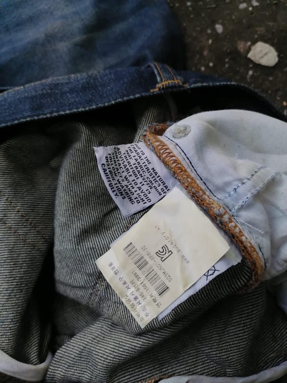Superdry × Vintage Superdry Fly Button Denim Jeans Size US 36 / EU 52 - 4 Thumbnail