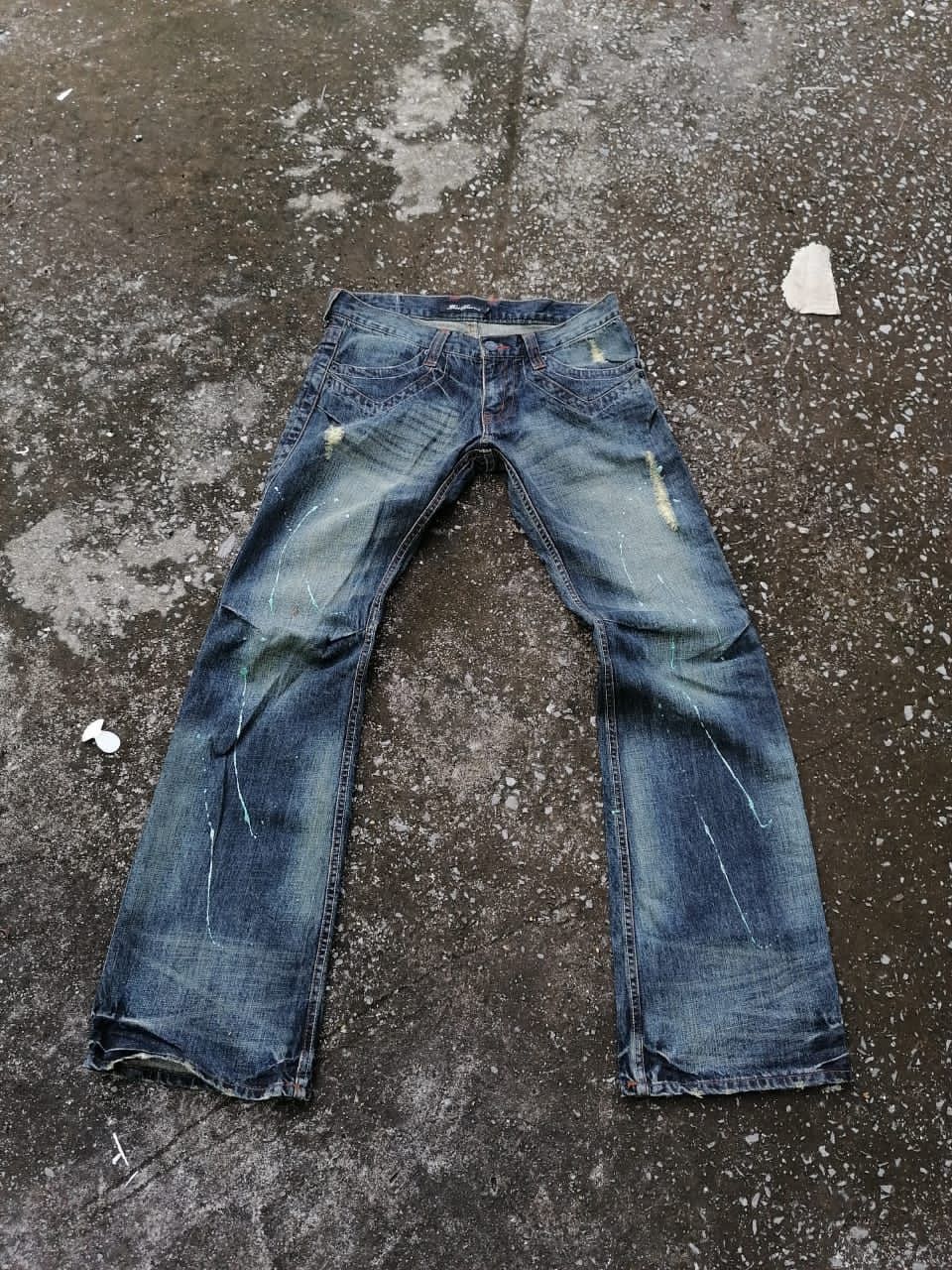 Other Root Tree Distressed Denim Jeans Size US 34 / EU 50 - 1 Thumbnail