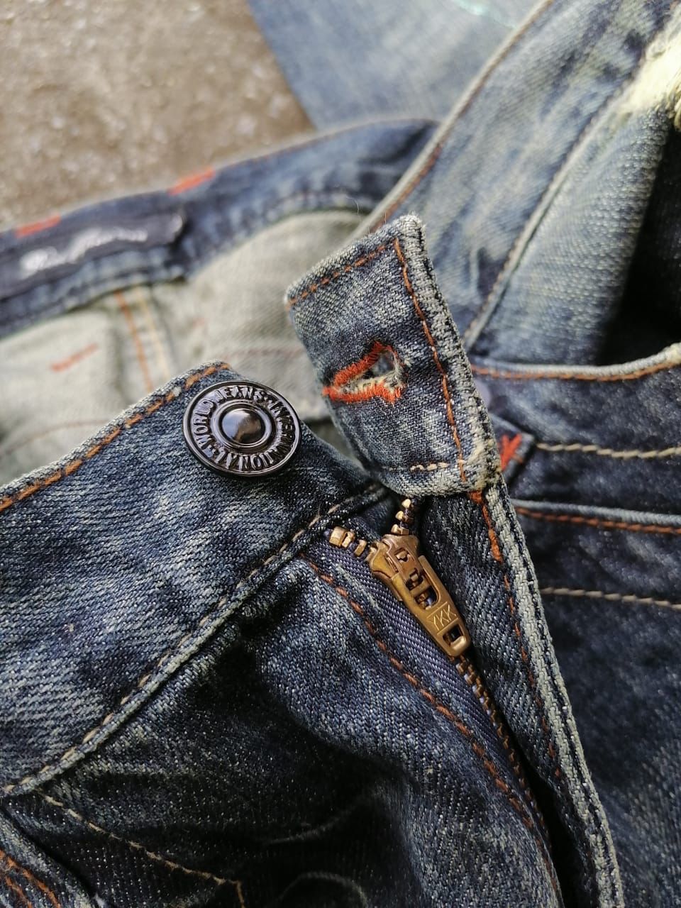 Other Root Tree Distressed Denim Jeans Size US 34 / EU 50 - 3 Thumbnail