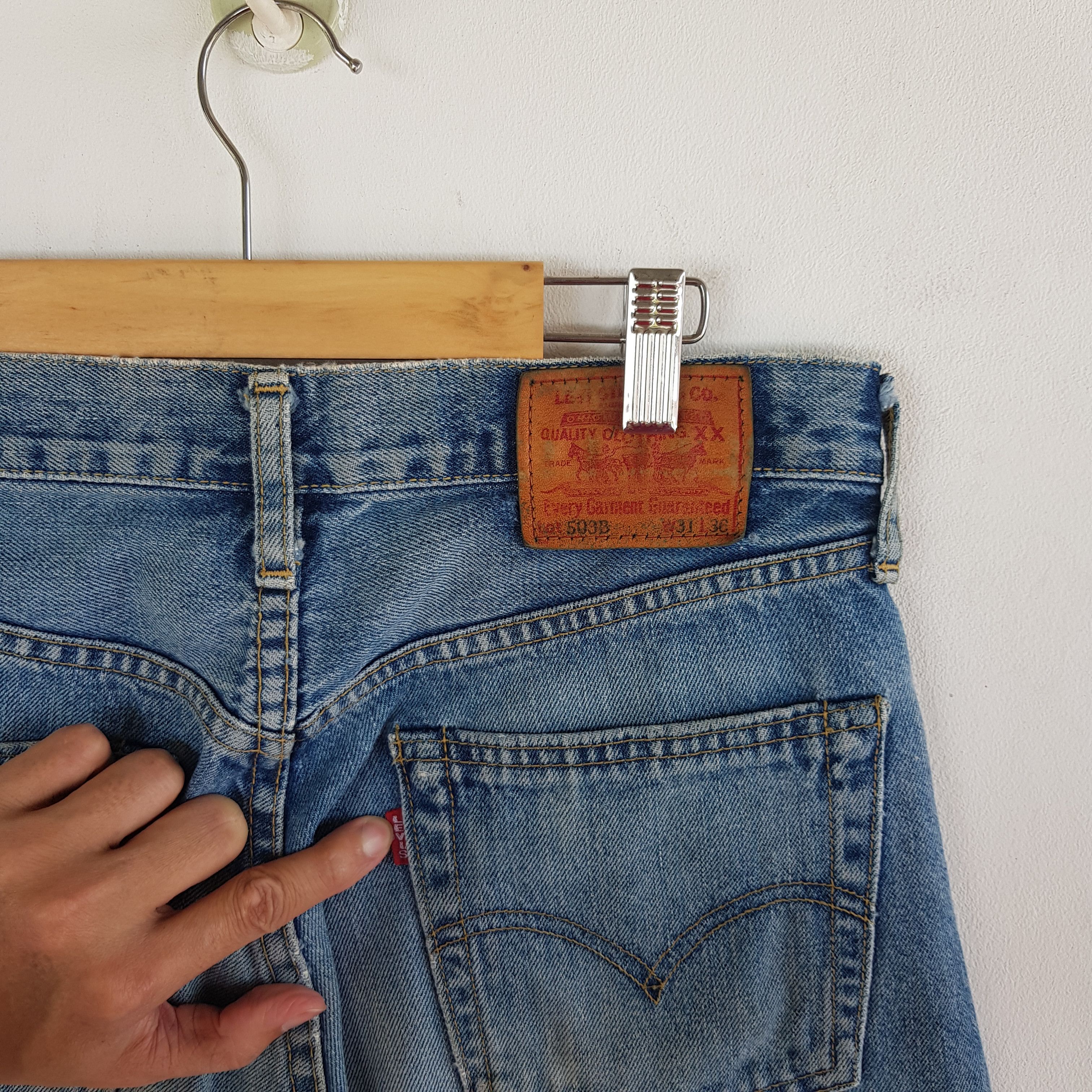 Levi's Vintage Levis Selvedge Jeans Redline Levis 503 Denim Pants Size 28" / US 6 / IT 42 - 7 Thumbnail