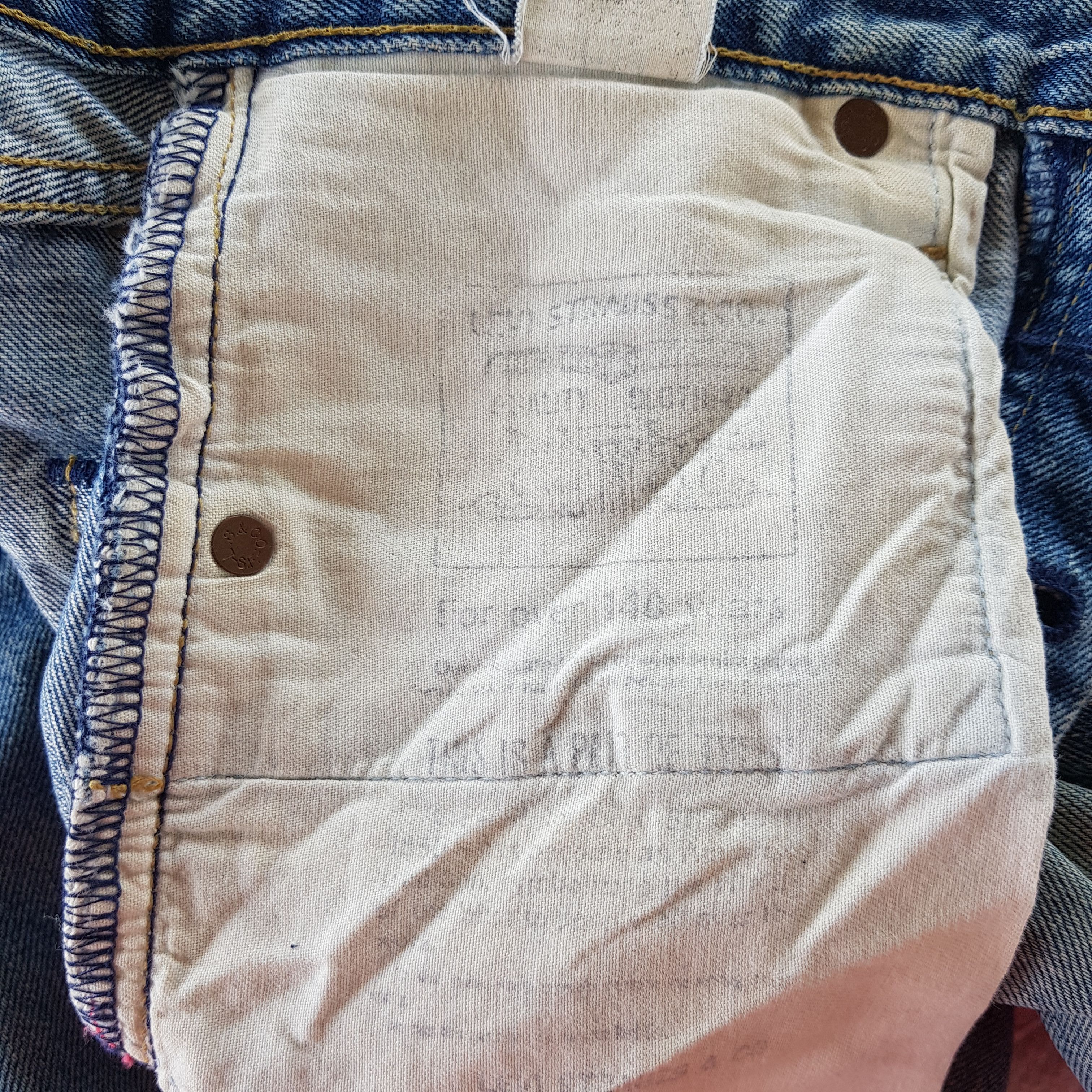 Levi's Vintage Levis Selvedge Jeans Redline Levis 503 Denim Pants Size 28" / US 6 / IT 42 - 13 Thumbnail