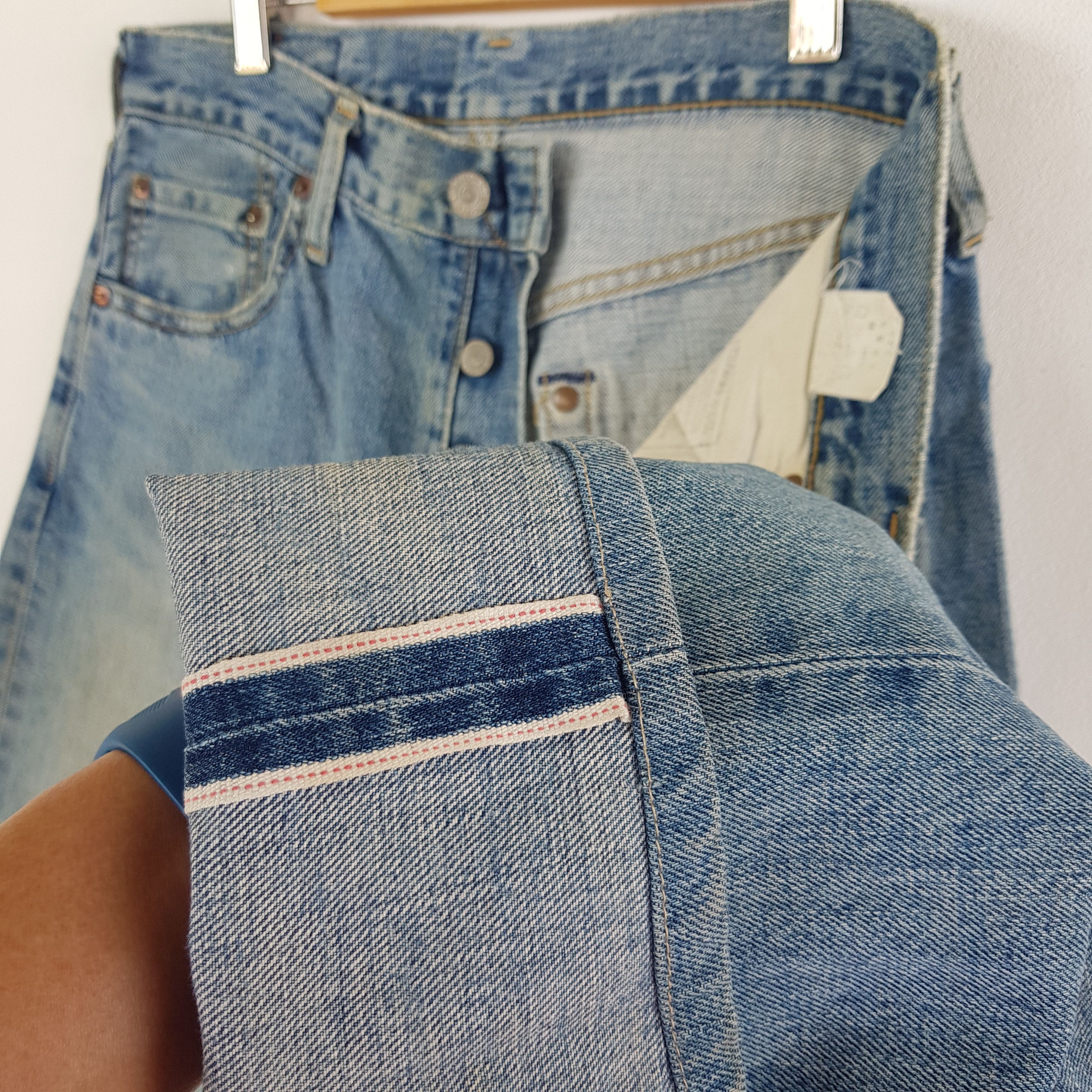Levi's Vintage Levis Selvedge Jeans Redline Levis 503 Denim Pants Size 28" / US 6 / IT 42 - 10 Thumbnail