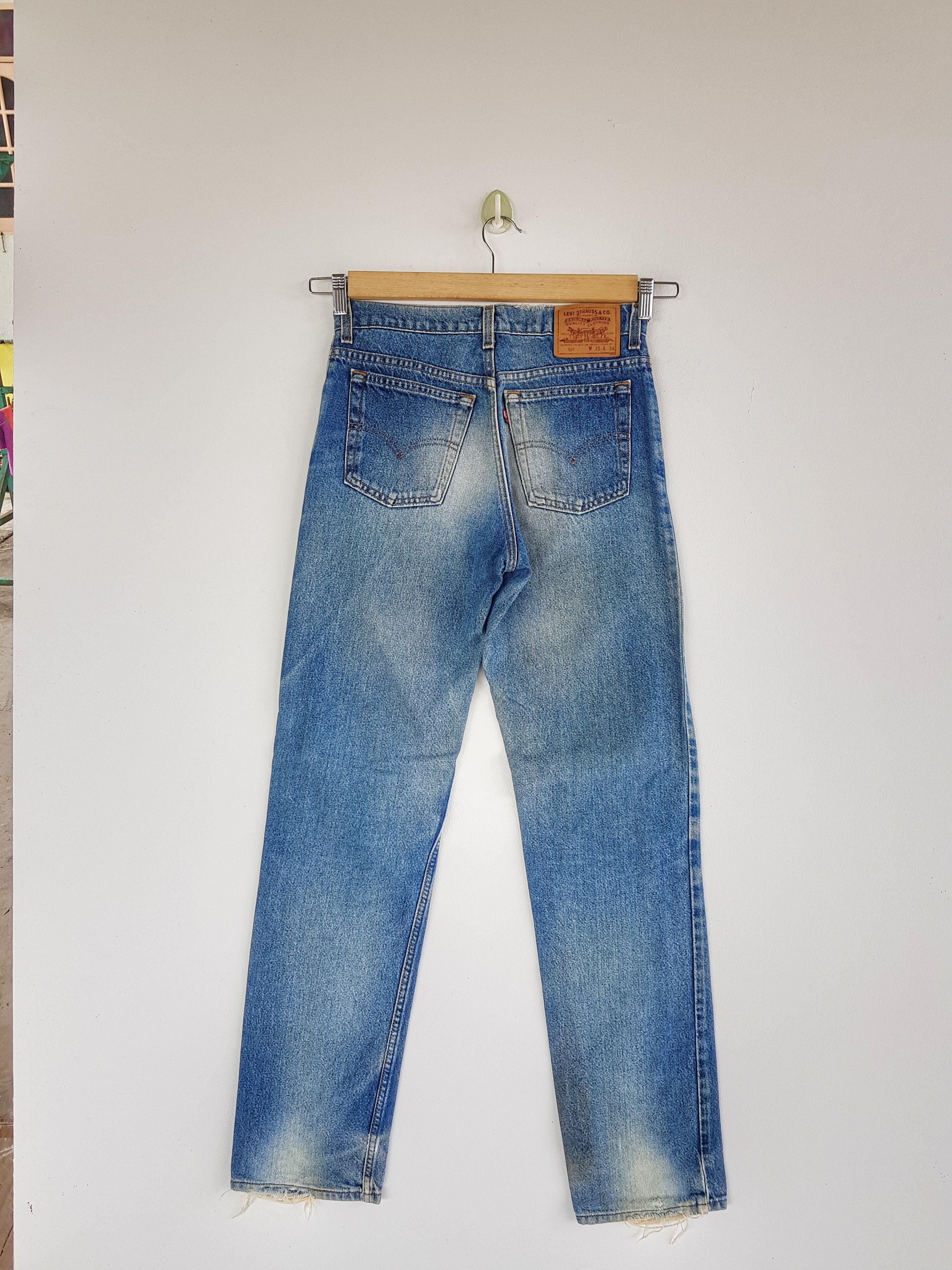 Levi's Vintage Levis Ripped Jeans Earth Tone Levi's 510 Denim Size US 30 / EU 46 - 2 Thumbnail