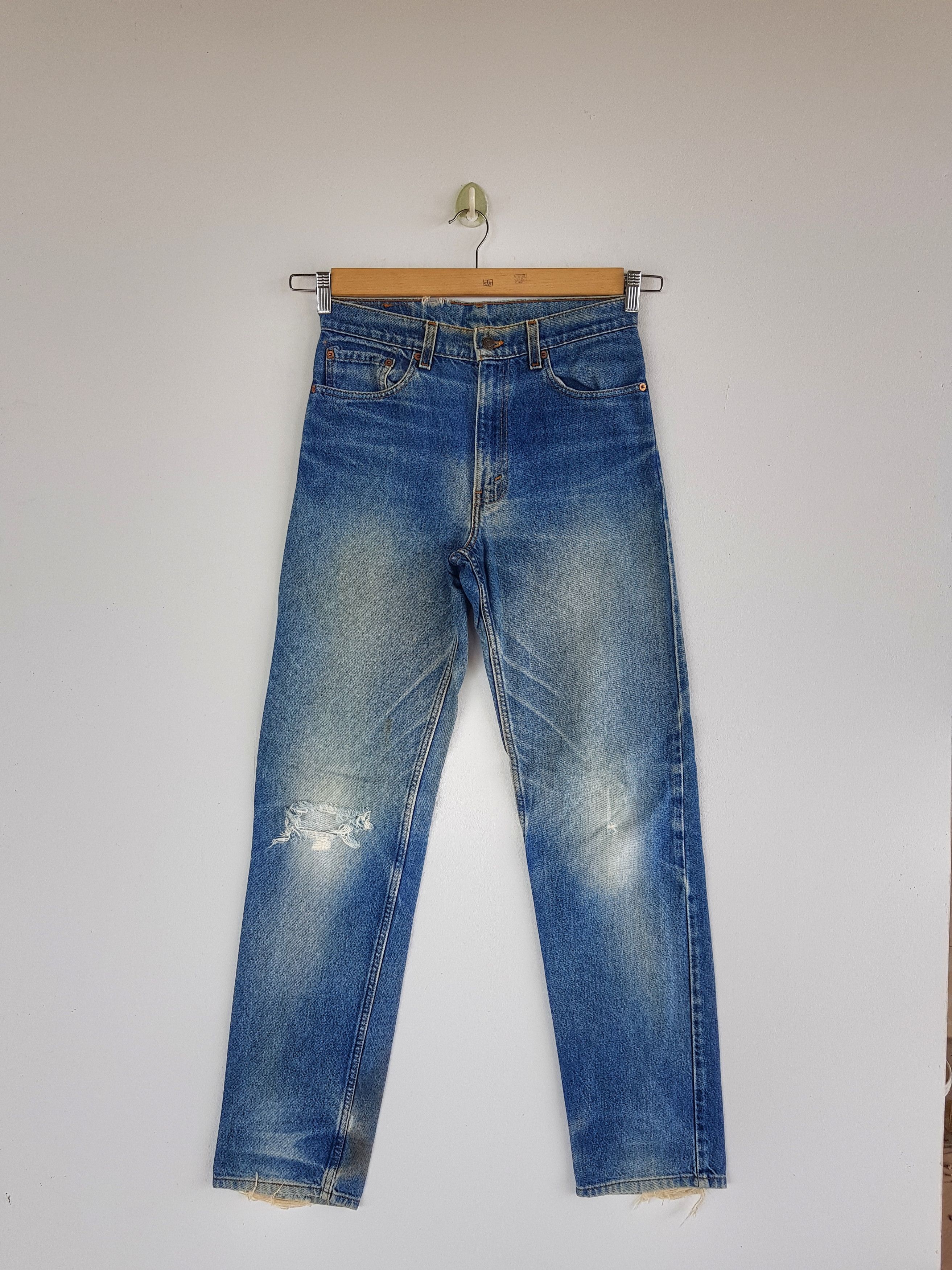 Levi's Vintage Levis Ripped Jeans Earth Tone Levi's 510 Denim Size US 30 / EU 46 - 1 Thumbnail