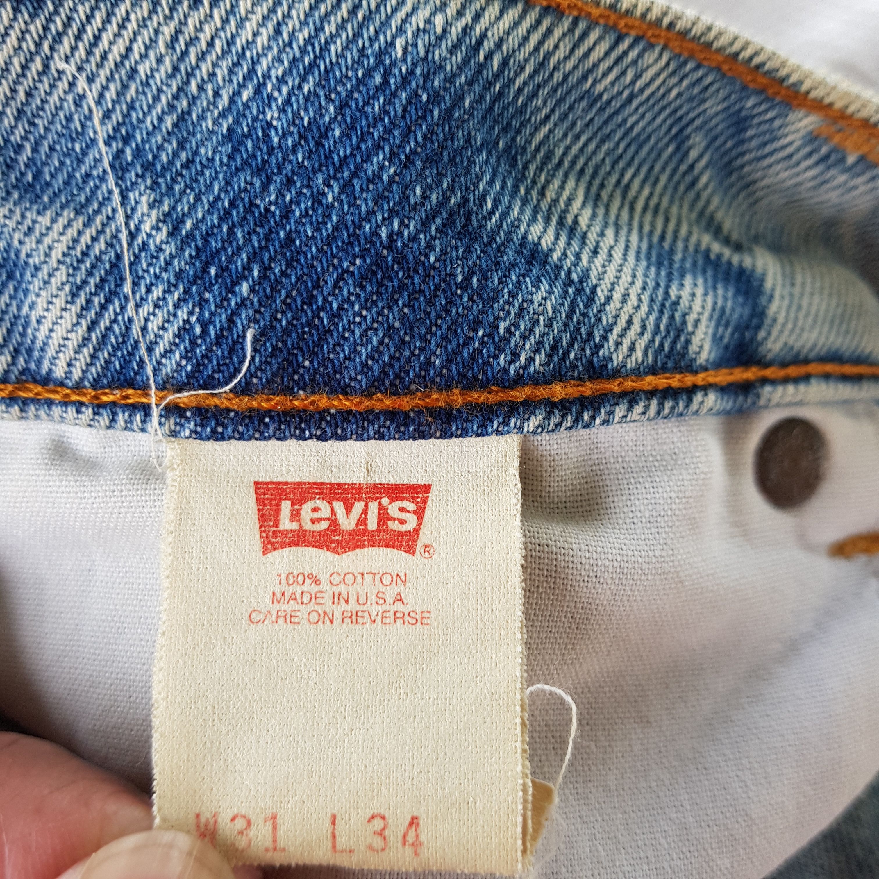 Levi's Vintage Levis Ripped Jeans Earth Tone Levi's 510 Denim Size US 30 / EU 46 - 11 Thumbnail