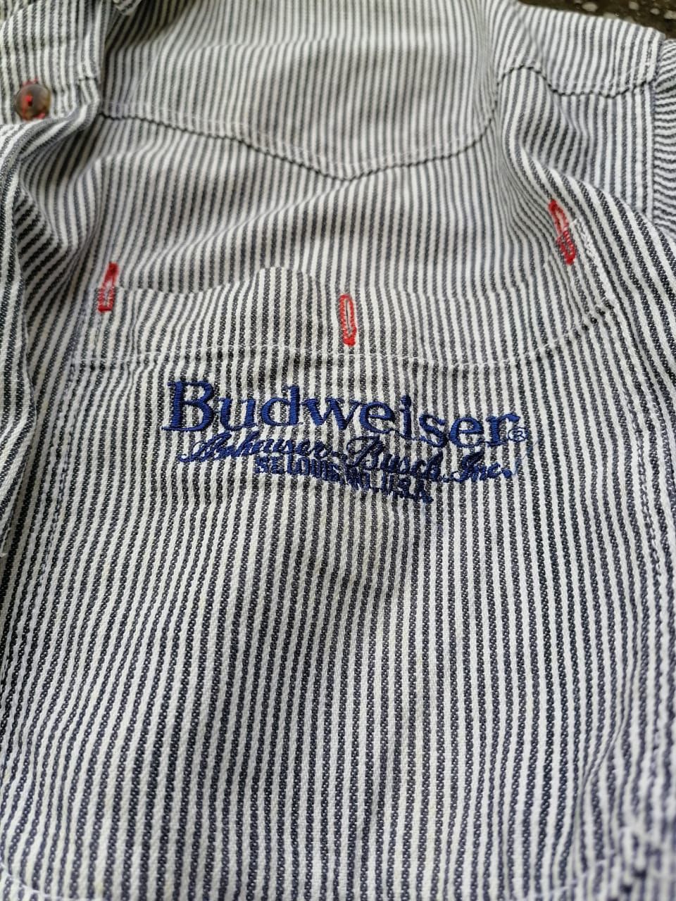 Budweiser Budweiser Nice Design Button Longsleeve Shirt Size US L / EU 52-54 / 3 - 3 Thumbnail