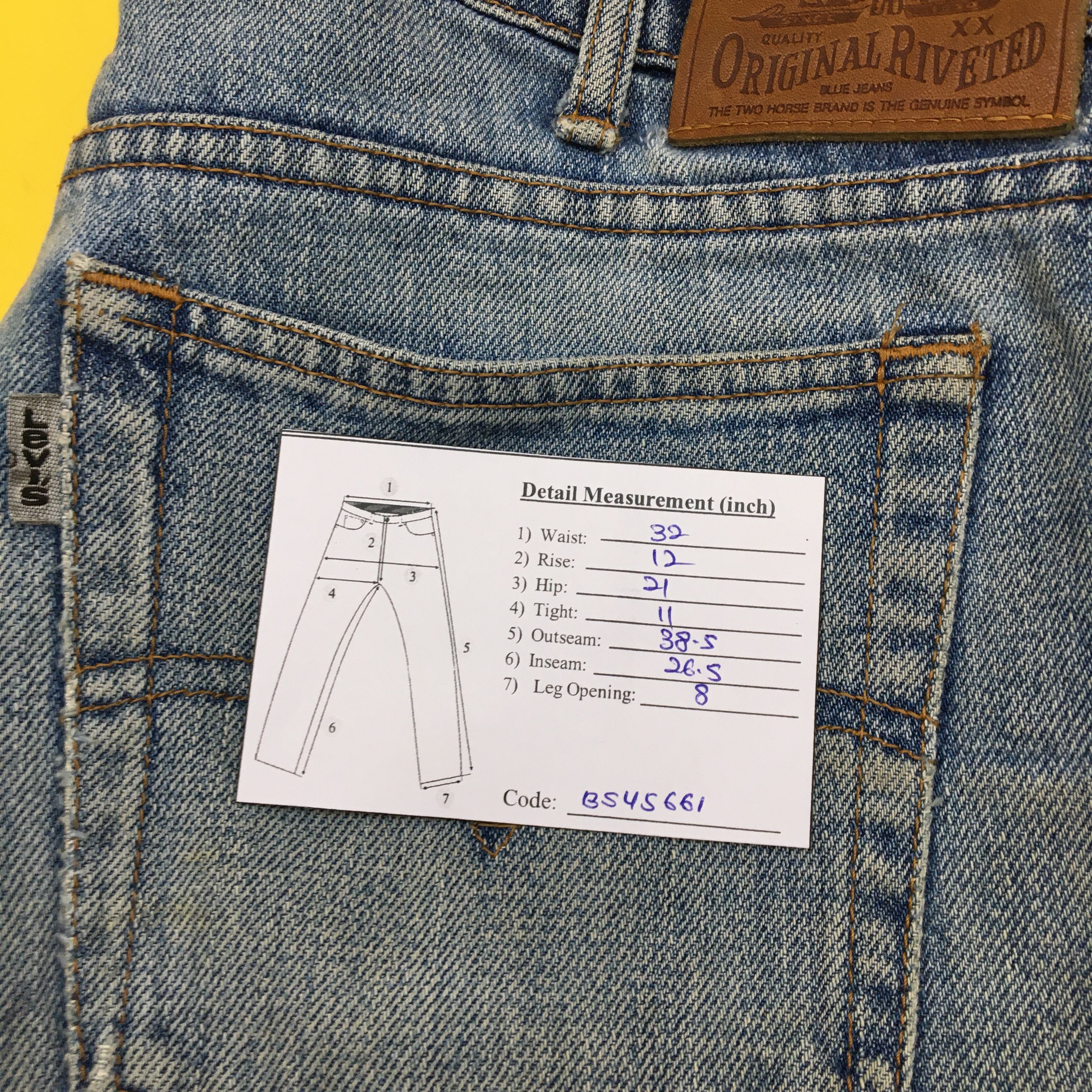 Levi's Vintage Dirty Levis 505 Denim Levi's 505 Distressed Jeans Size US 32 / EU 48 - 9 Thumbnail