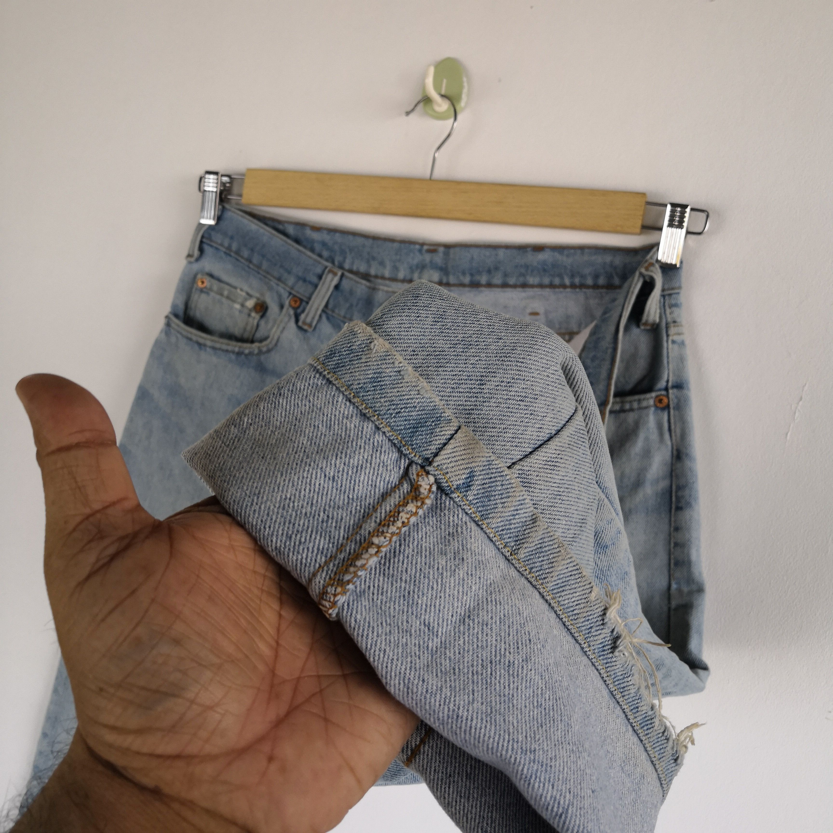 Levi's Washed Faded Vintage Levis 510 Jeans Distressed Levi's Denim Size US 34 / EU 50 - 12 Thumbnail