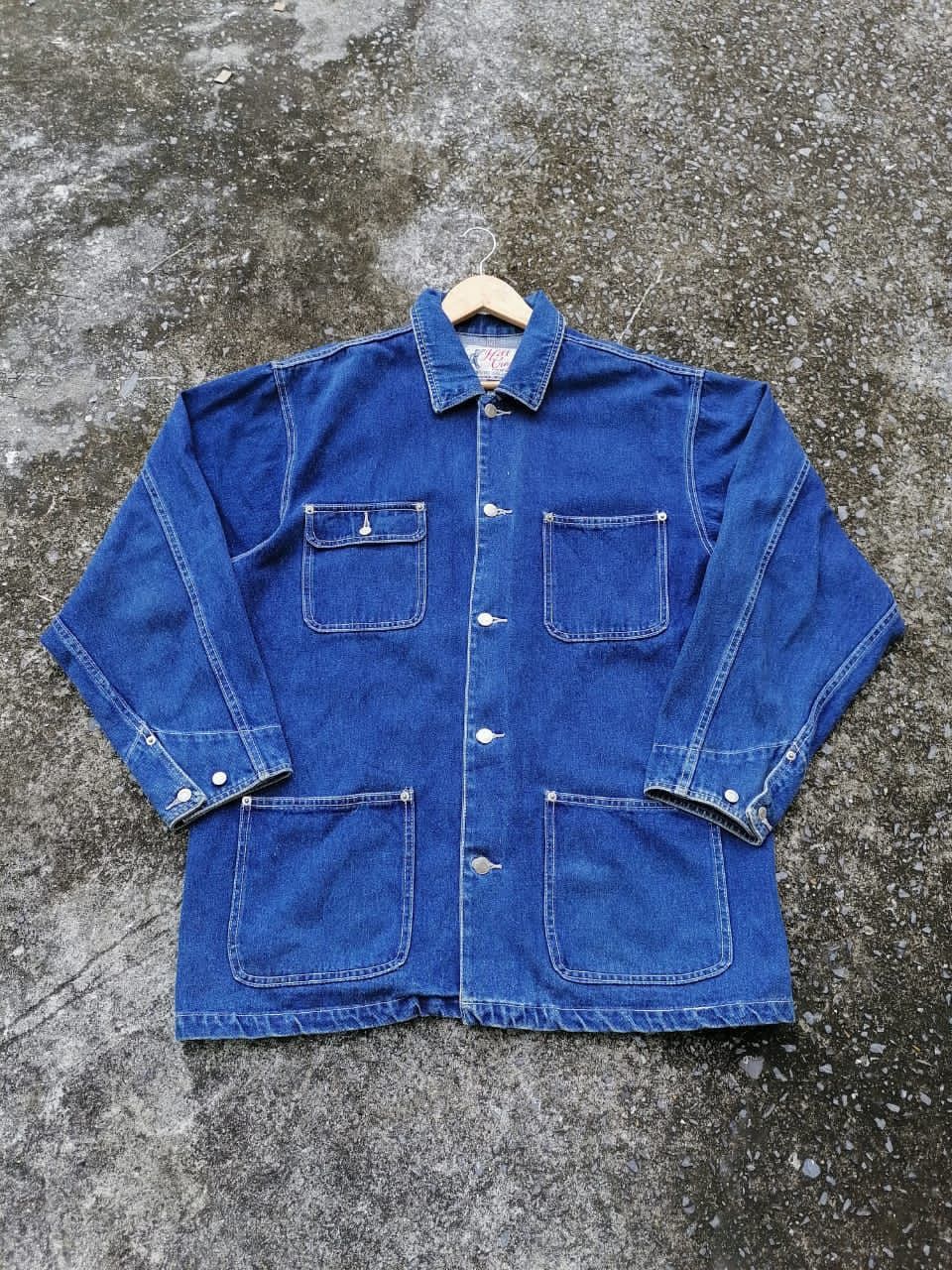 Designer Tohatsu Hill Crop Nice Design Denim Jacket Size US L / EU 52-54 / 3 - 1 Thumbnail